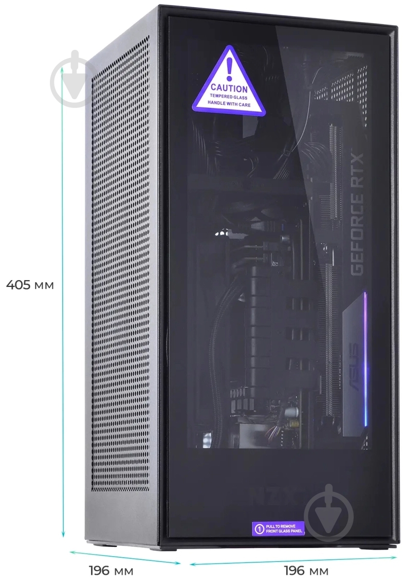 Компьютер персональный Artline Overlord H1 (H1v85) black - фото 10