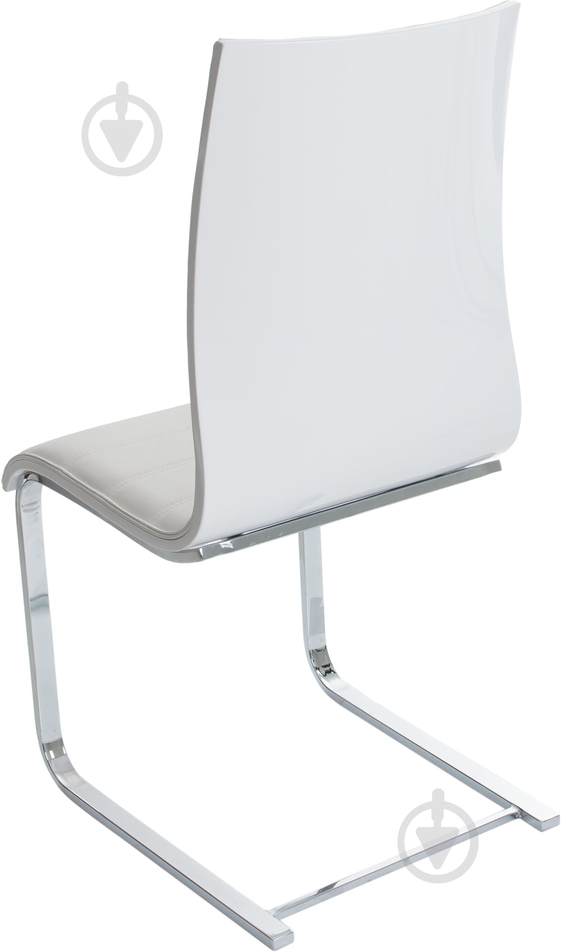 Стілець обідній VALZER хром/світло-сірий - фото 3