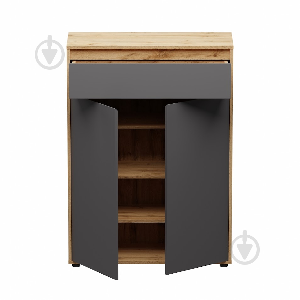 Комод SOKME Nitro Soft дуб вотан /серый - фото 4 Комод SOKME Nitro Soft дуб вотан /серый - фото 4