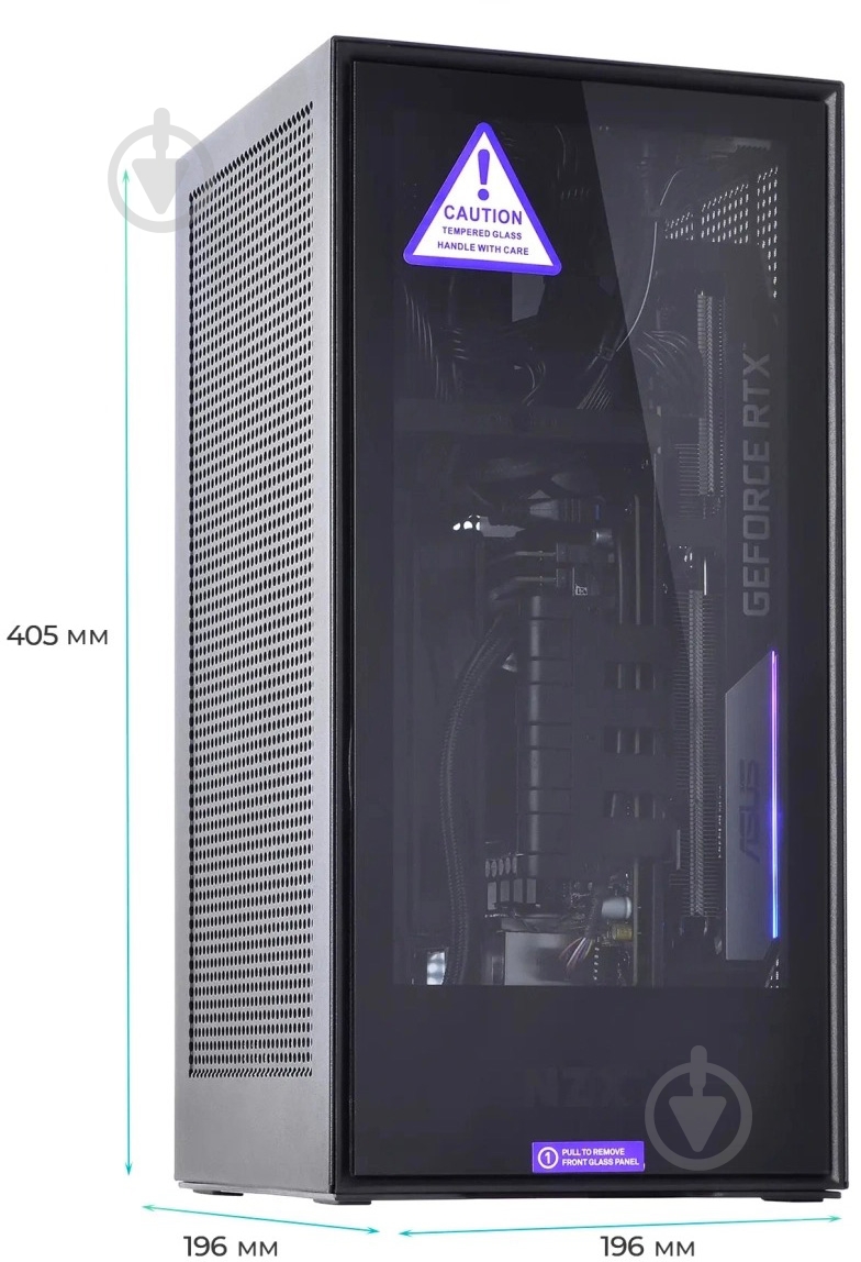 Комп'ютер Artline Overlord H1 (H1v87) black - фото 12