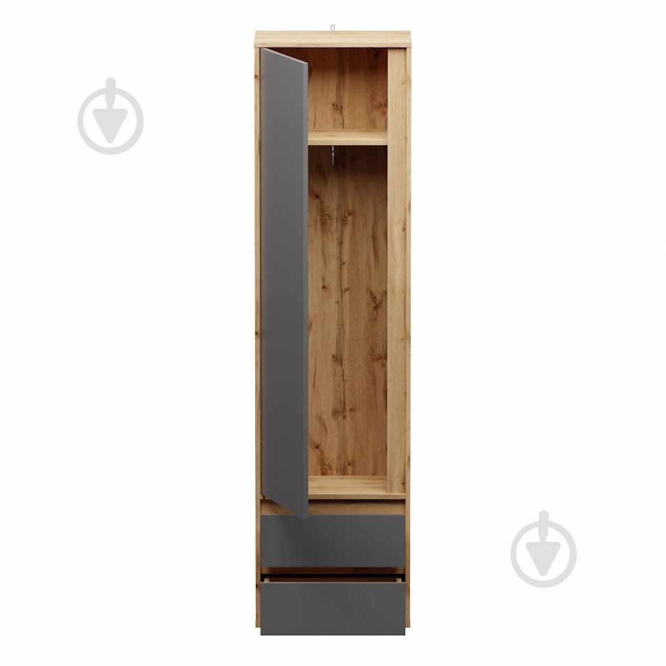 Пенал SOKME Nitro Soft дуб вотан/серый - фото 5