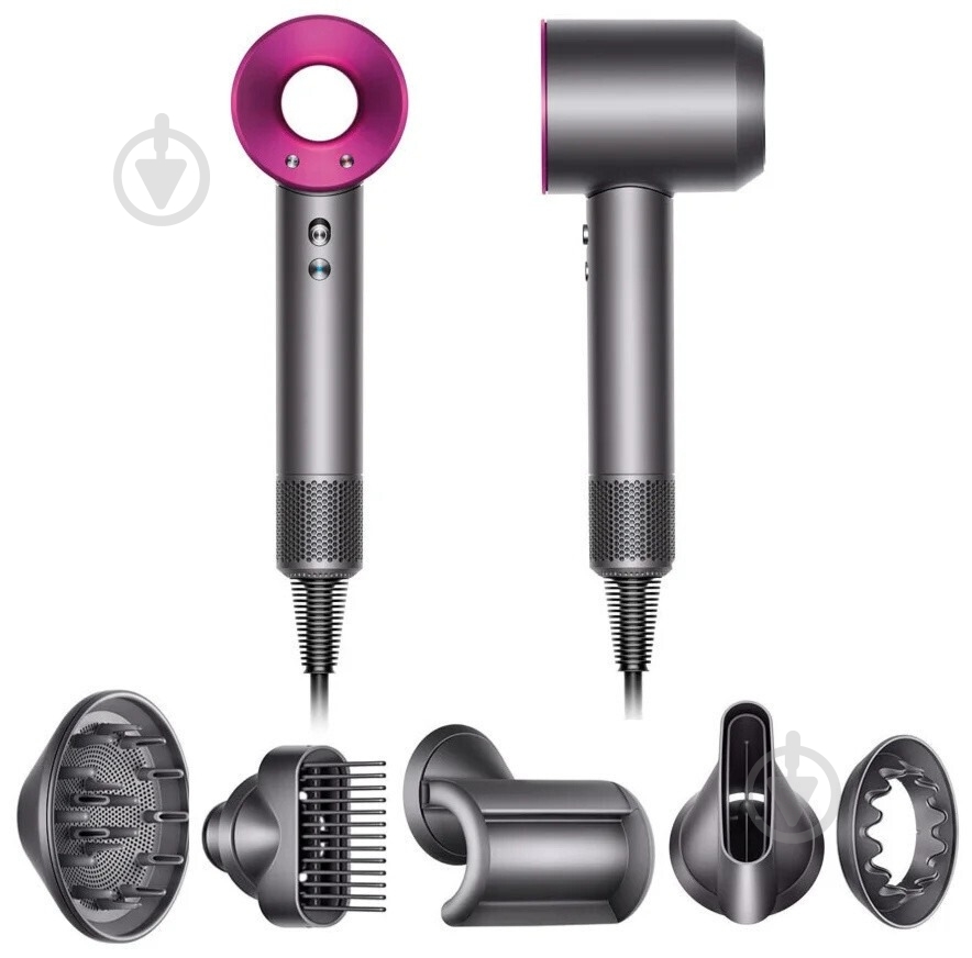 Фен Dyson HD07 Supersonic Iron/Fuchsia (386732-01) - фото 2 Фен Dyson HD07 Supersonic Iron/Fuchsia (386732-01) - фото 2