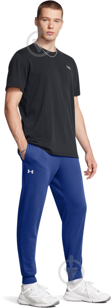 Штани Under Armour UA Rival Fleece Joggers 1379774-432 р. M чорний - фото 5