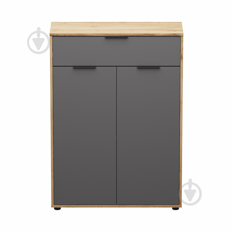 Комод SOKME Nitro дуб вотан /серый - фото 1 Комод SOKME Nitro дуб вотан /серый - фото 1