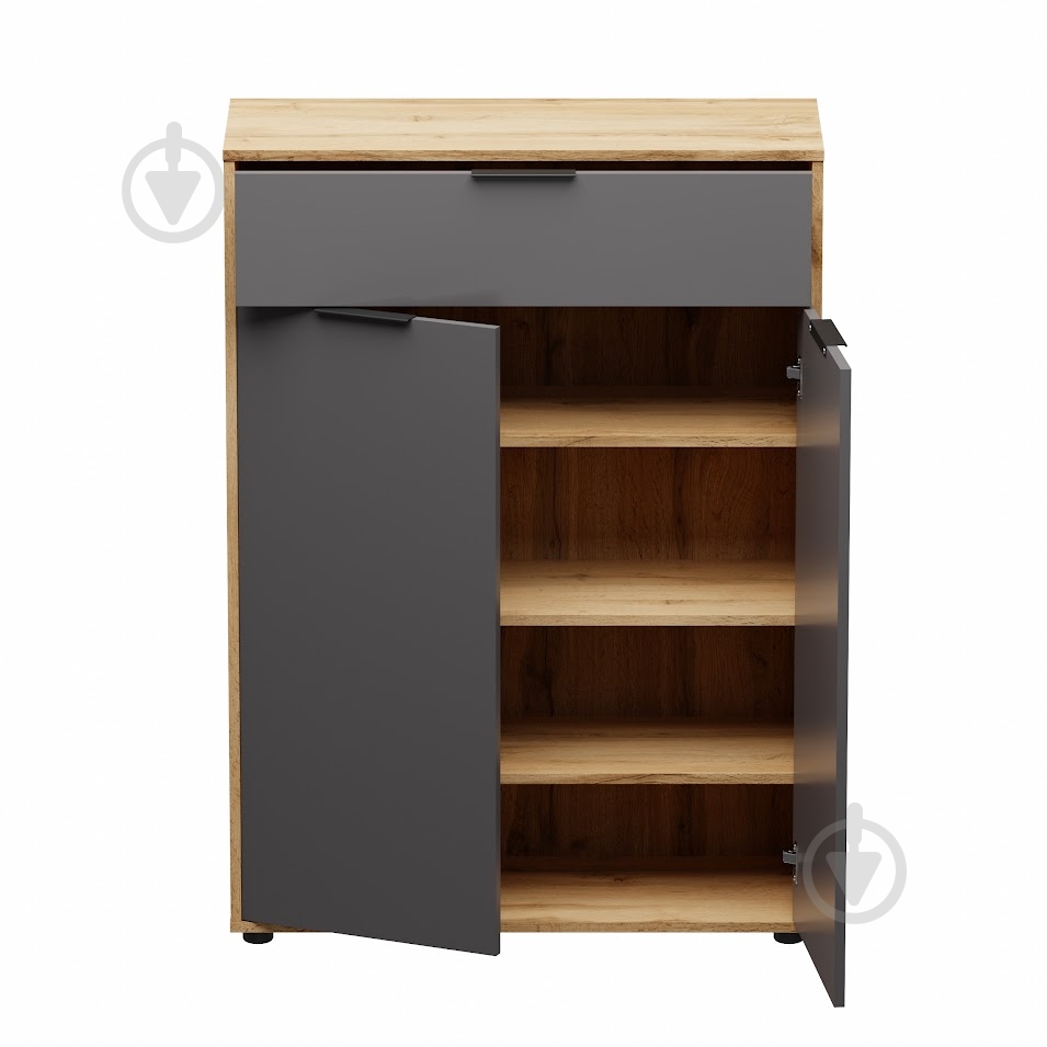 Комод SOKME Nitro дуб вотан /серый - фото 3 Комод SOKME Nitro дуб вотан /серый - фото 3