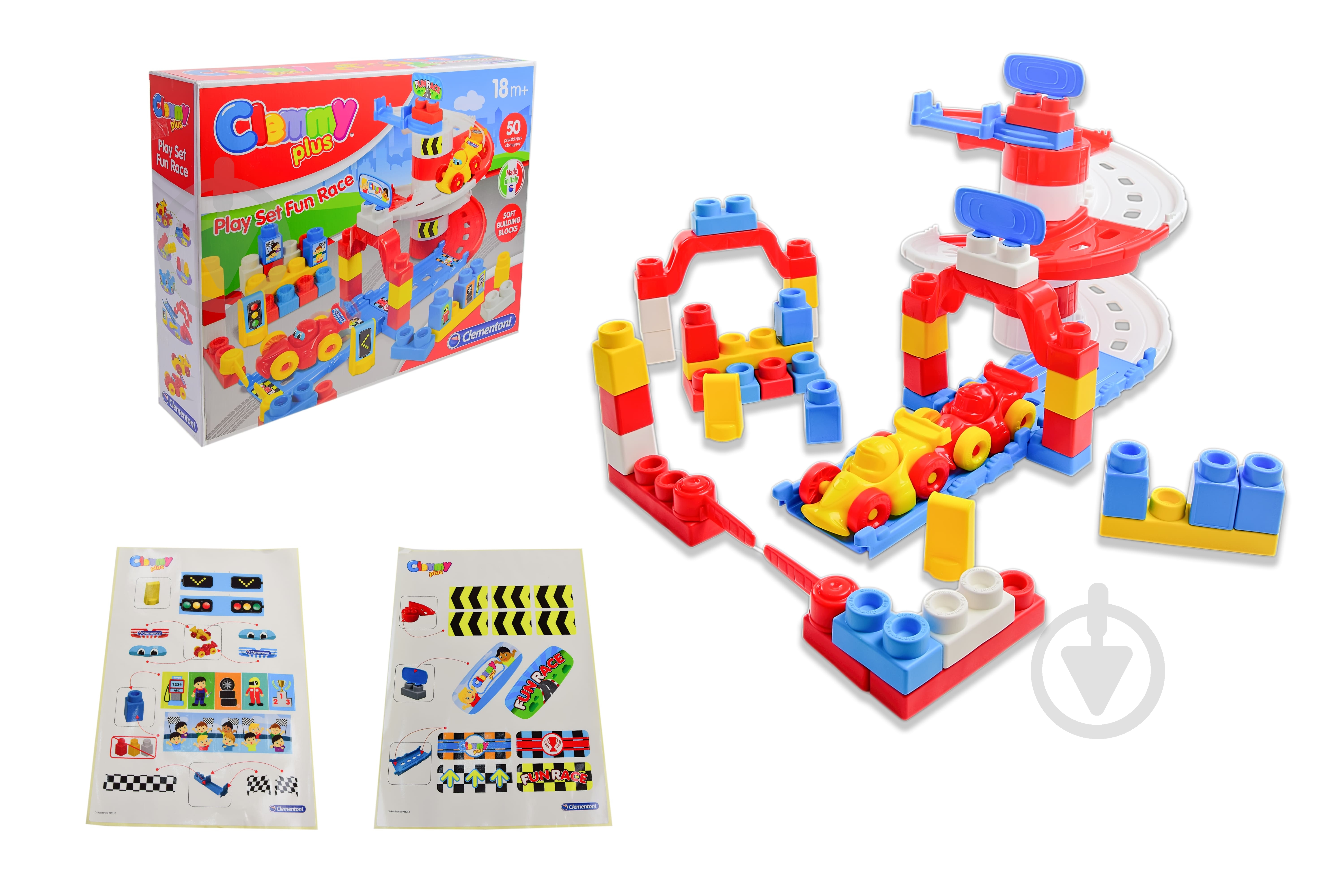 Игрушка-конструктор Clementoni 17142 Гонки - фото 1 Игрушка-конструктор Clementoni 17142 Гонки - фото 1