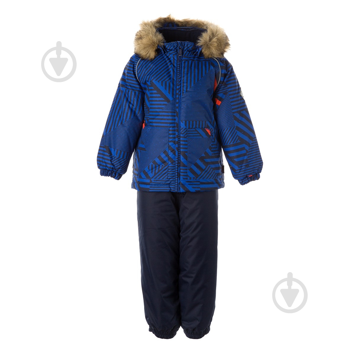Костюм зимний для мальчиков HUPPA AVERY куртка+напівкомбінезон р.92 синий/с принтом 41780030-12335-092 - фото 1 Костюм зимний для мальчиков HUPPA AVERY куртка+напівкомбінезон р.92 синий/с принтом 41780030-12335-092 - фото 1