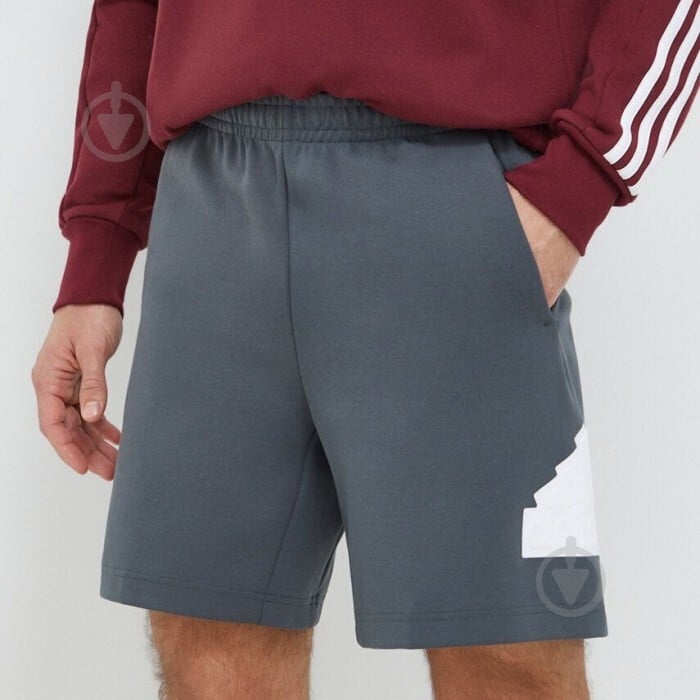 Шорты Adidas M FI BOS SHO IR9168 р. M серый - фото 1