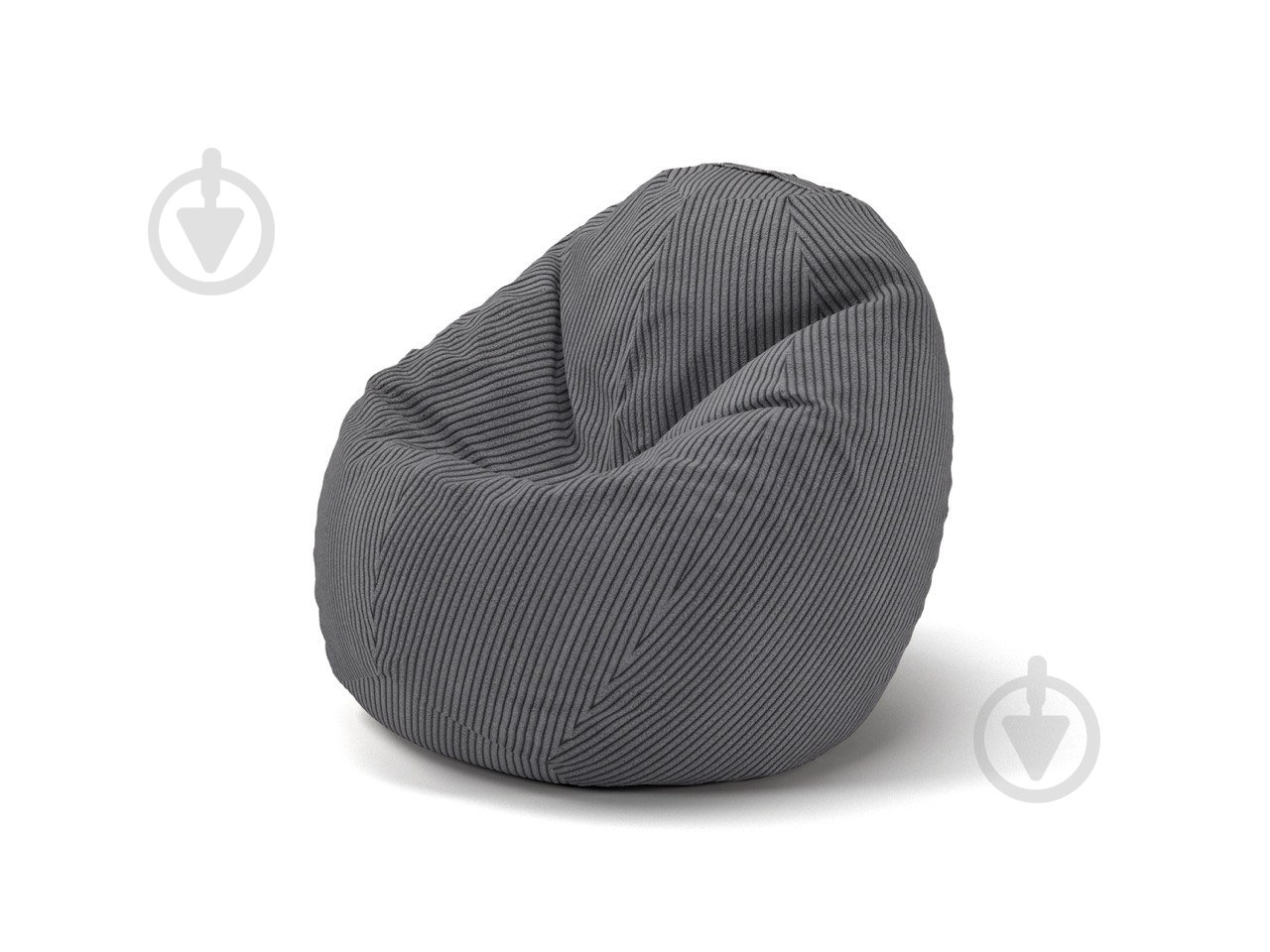 Кресло-мешок Мебель Прогресс Банзай серый - фото 1