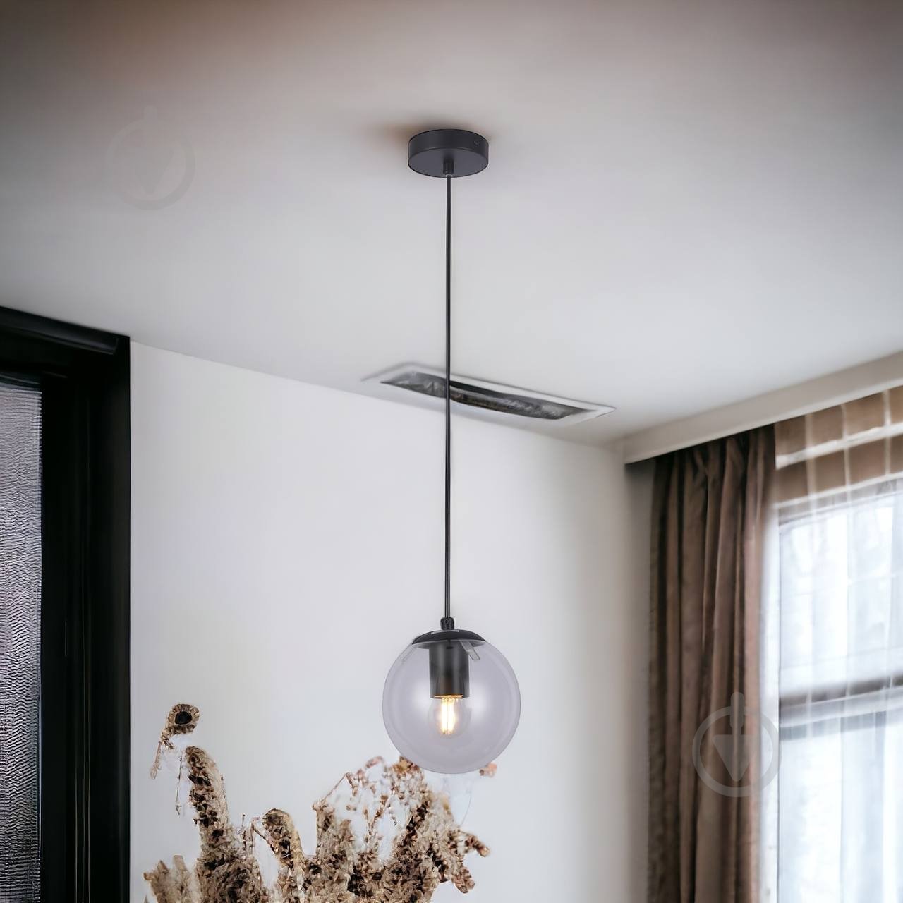 Підвіс Blitz 1x60 Вт E27 чорний 8184-31 - фото 4