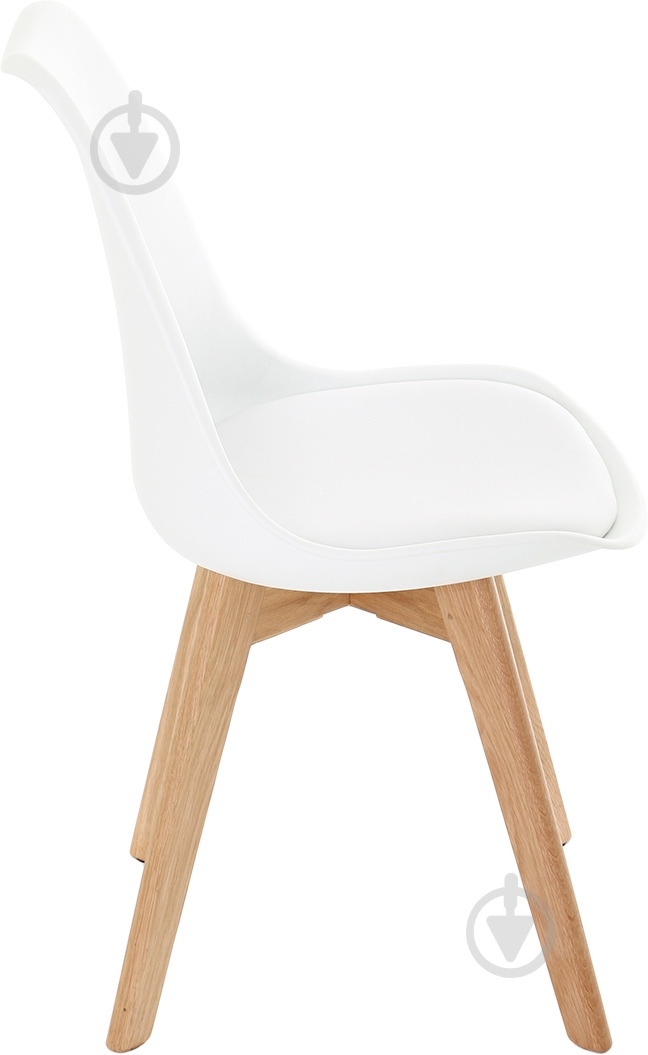 Стілець обідній MEET M8 8056-1білий дуб/білий - фото 3 Стілець обідній MEET M8 8056-1білий дуб/білий - фото 3