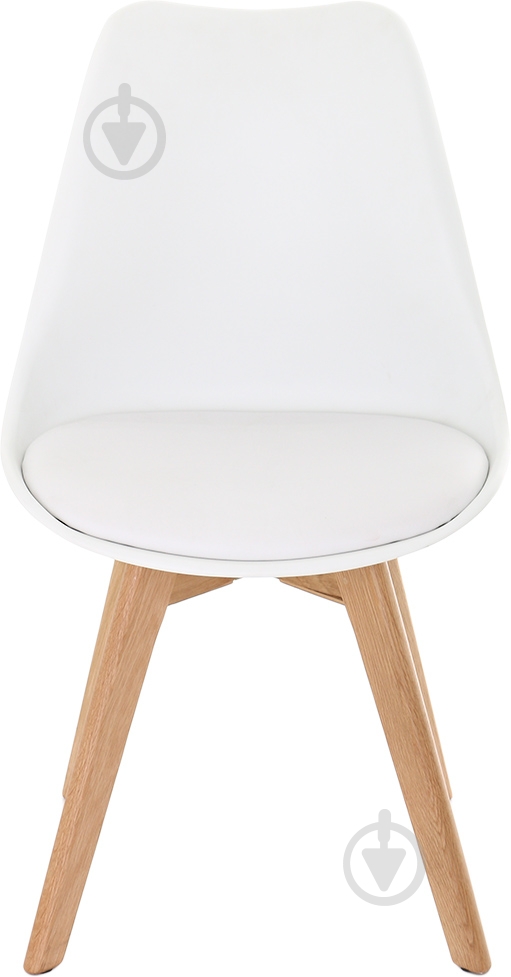 Стілець обідній MEET M8 8056-1білий дуб/білий - фото 2 Стілець обідній MEET M8 8056-1білий дуб/білий - фото 2