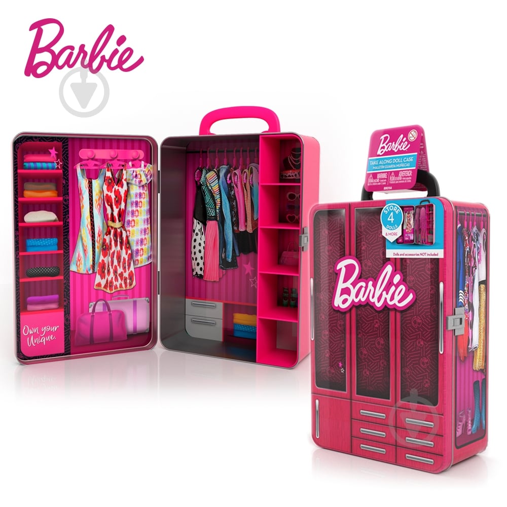 Игрушка-кейс Barbie «Модный Шкаф» BBDS6B - фото 6