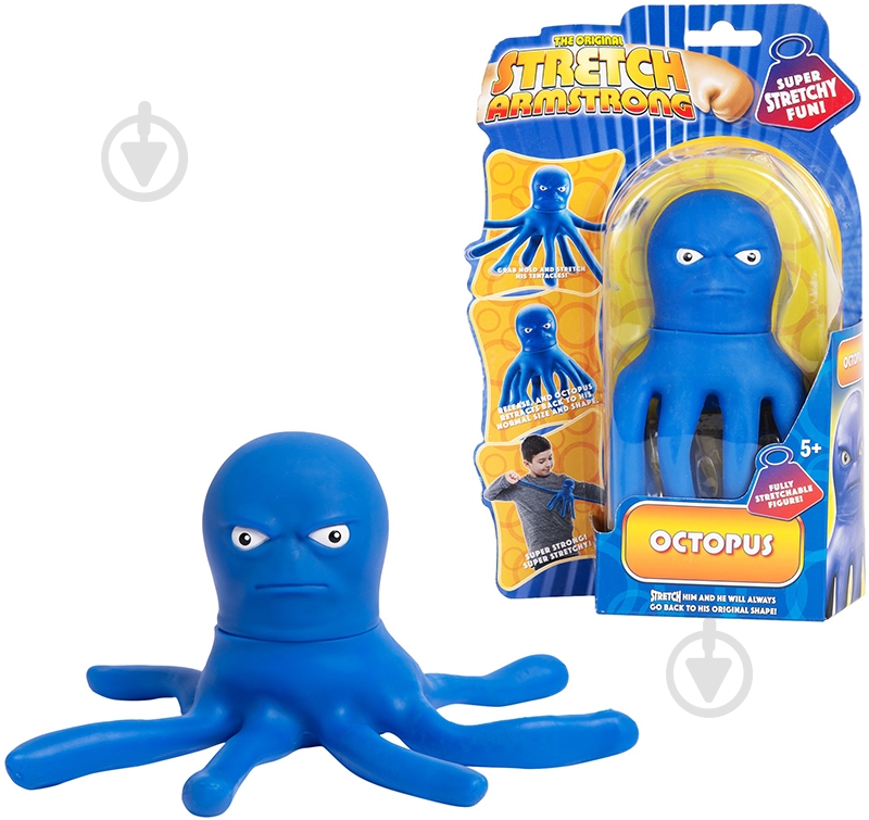 Іграшка-тягучка Stretch Screamer Восьминіг Міні 15 см - фото 4
