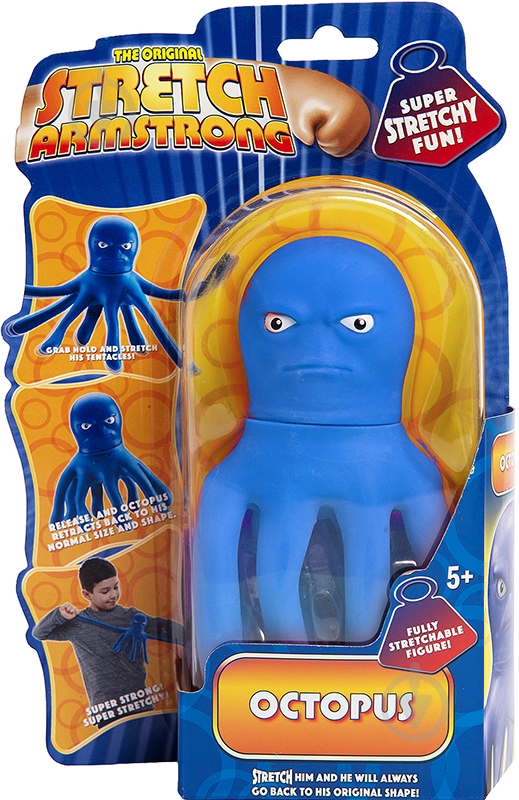 Іграшка-тягучка Stretch Screamer Восьминіг Міні 15 см - фото 1