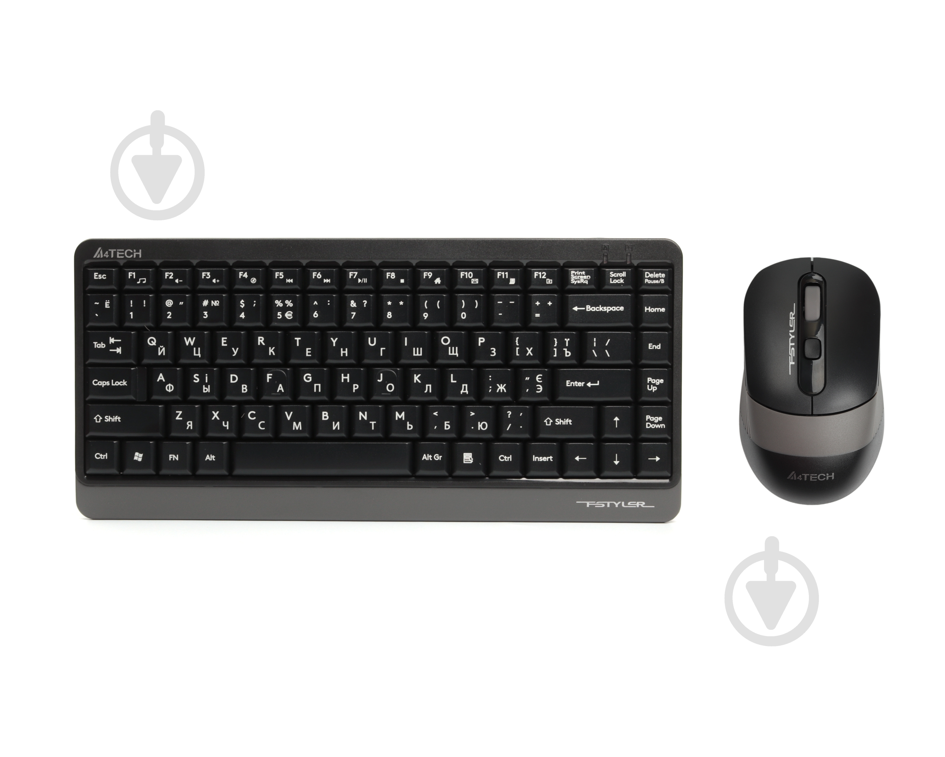 Комплект беспроводной A4Tech FG1110 (Grey) Wireless - фото 1