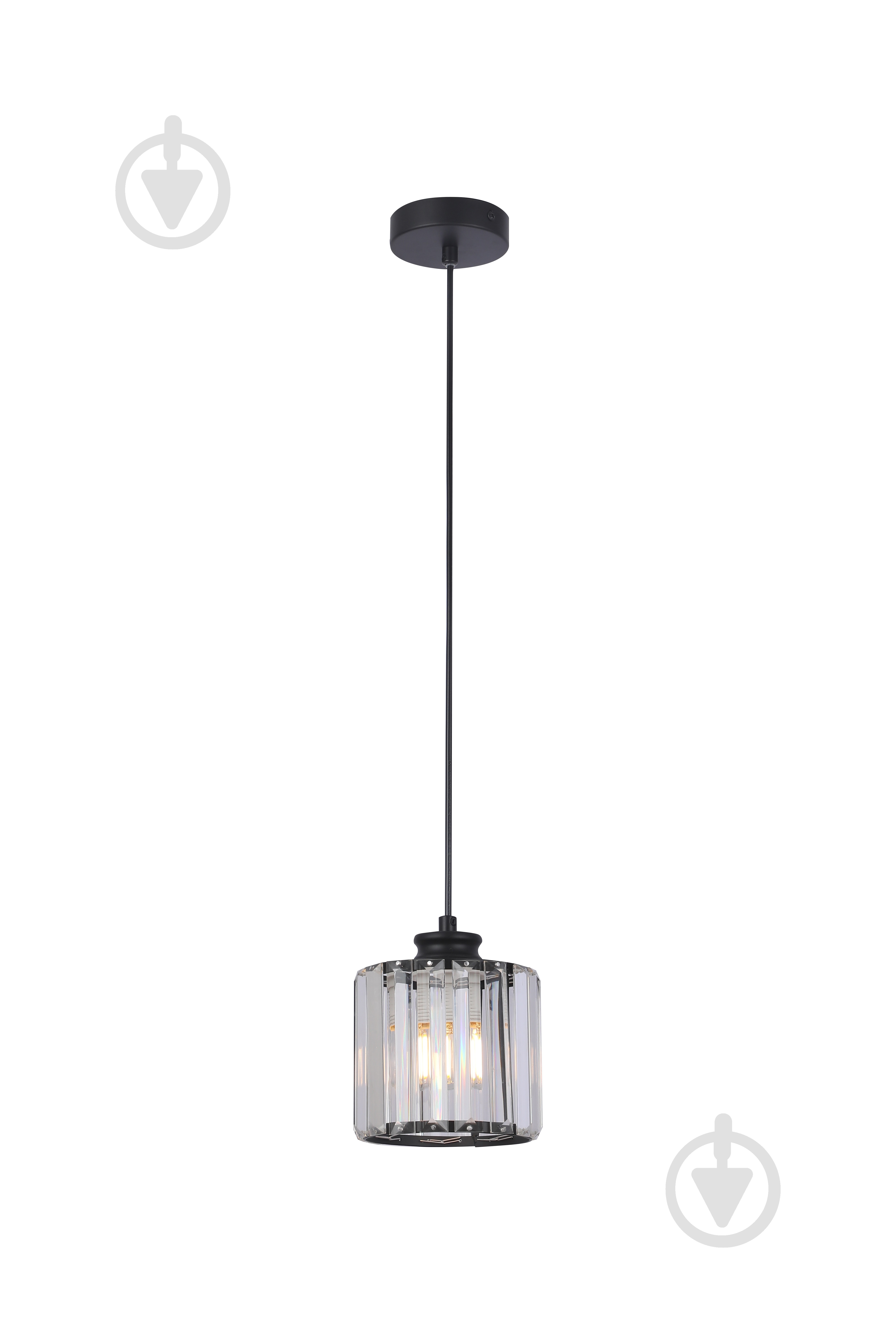 Подвес WunderLicht 1x60 Вт E27 черный OM1483-31BK - фото 1