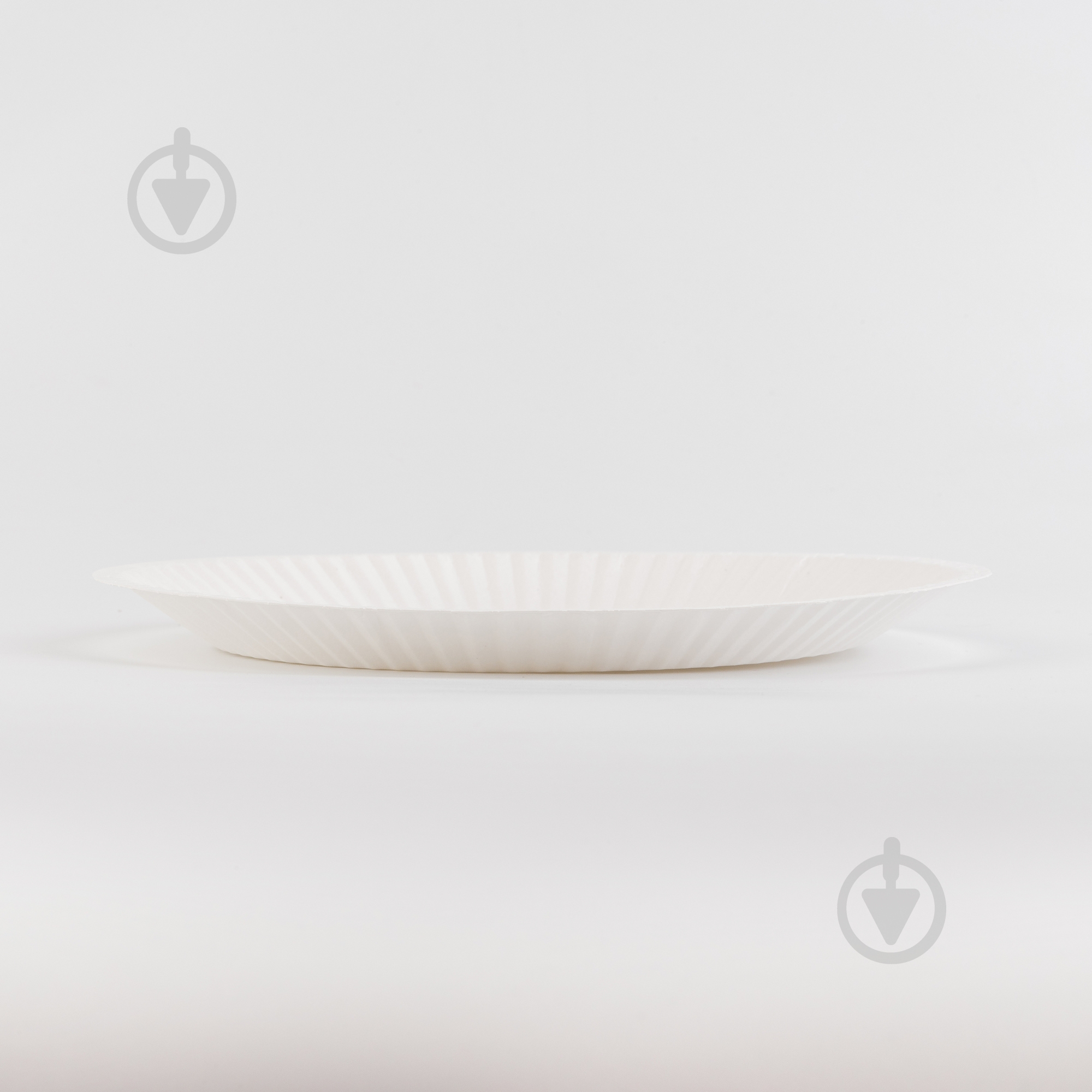 Тарілка картонна біла 180 мм GOPACK 6 шт. - фото 2