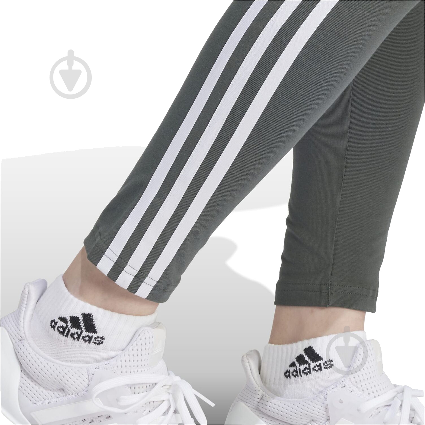 Лосины Adidas W FI 3S LEGGING IS3610 р.S серый - фото 4