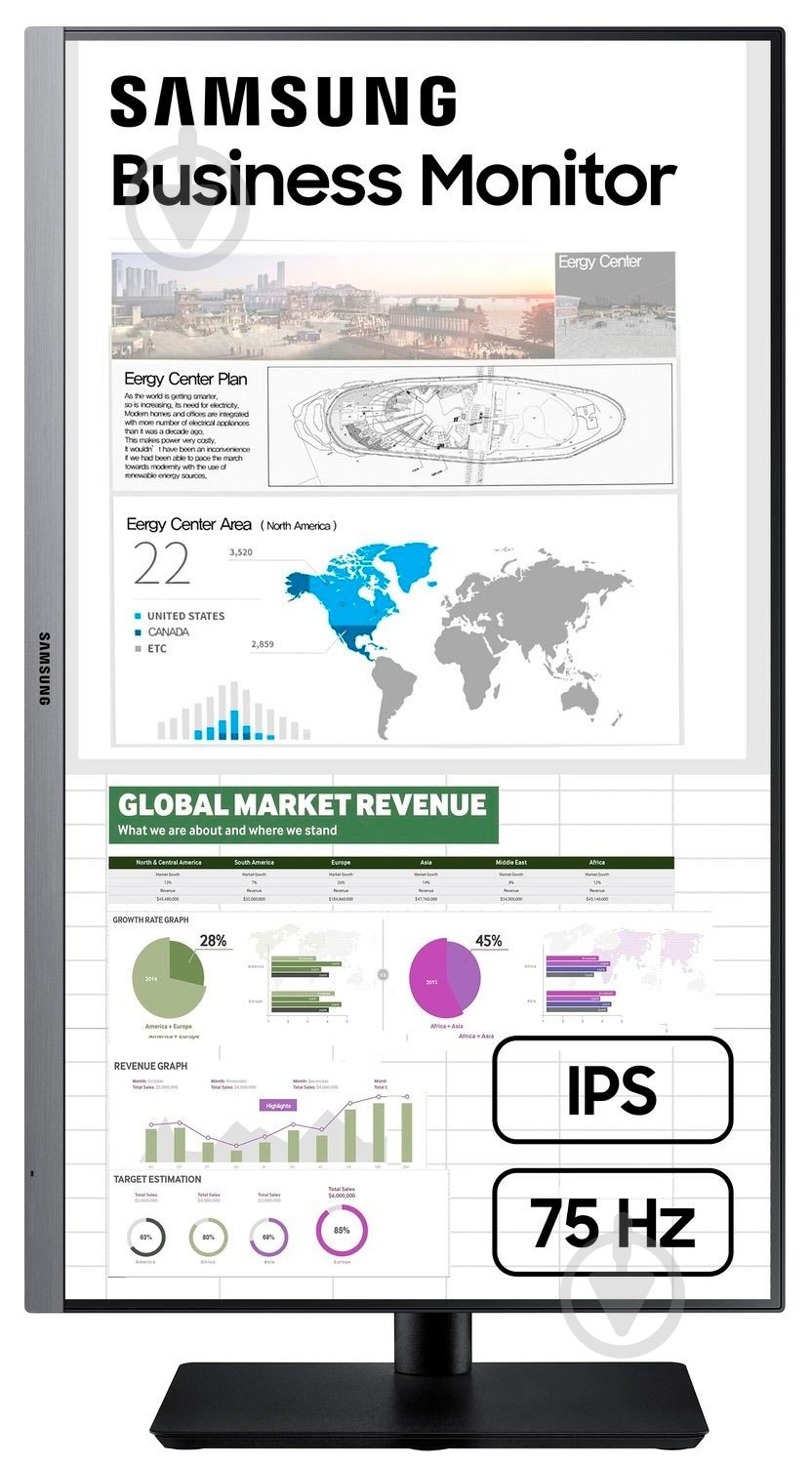 Монитор Samsung S24R650 24" (LS24R650FDIXCI) - фото 2