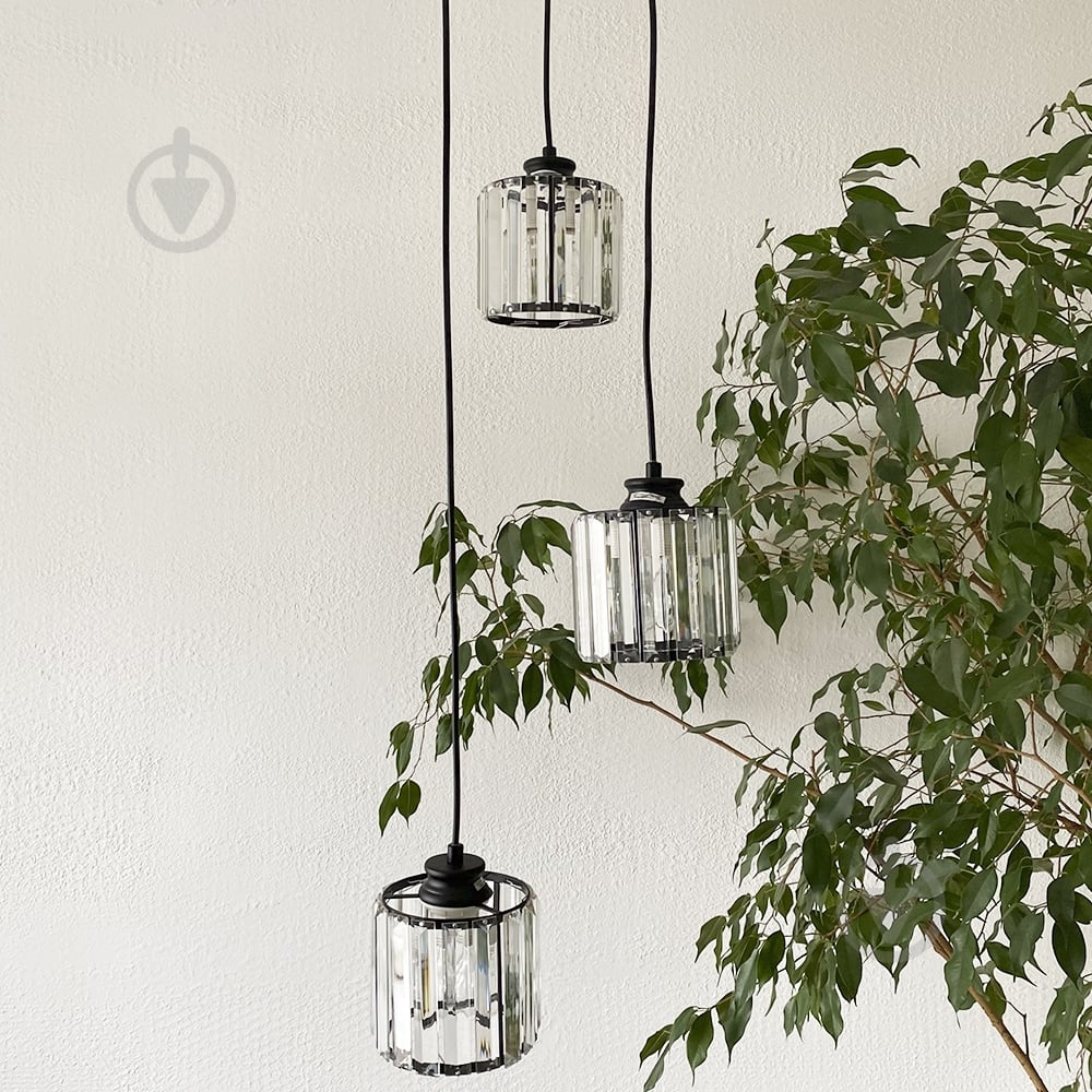 Подвес WunderLicht 3x60 Вт E27 черный OM1483-33BK - фото 5