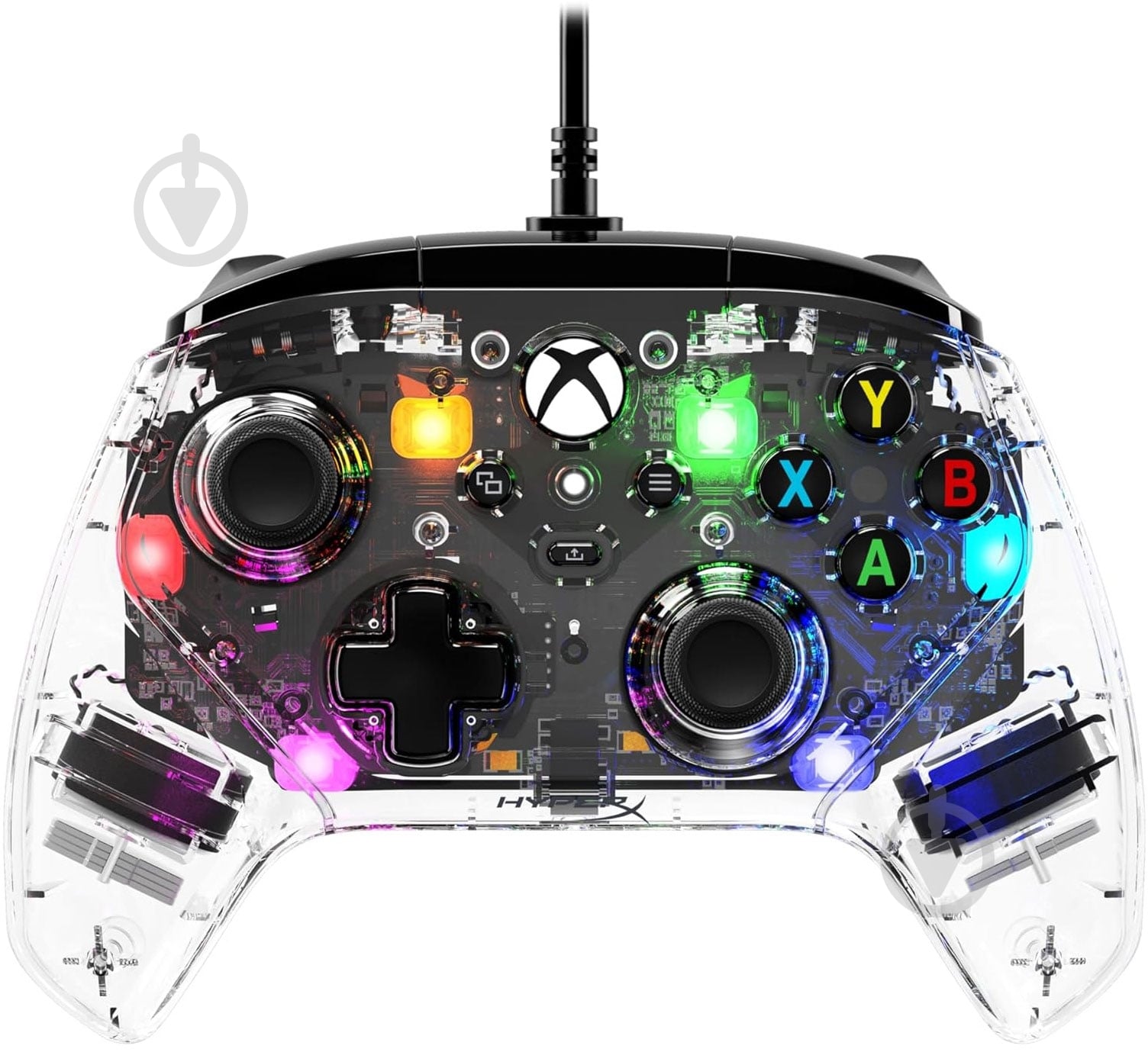 Геймпад HyperX Clutch Gladiate RGB for Xbox/PC прозрачный - фото 1