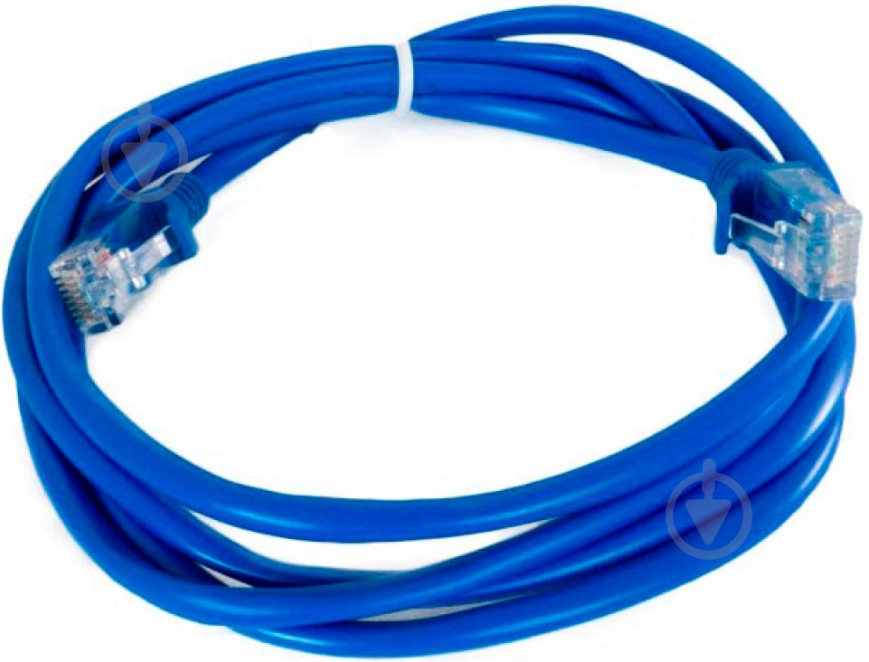Патч-корд EXTRADIGITAL Cat5e UTP CCA (KBP1769) 4 м синий - фото 2