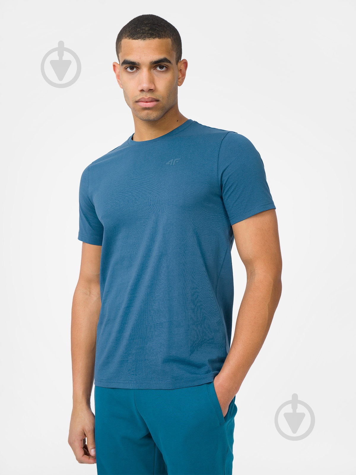 Футболка 4F TSHIRT 4FSS23TTSHM1047-32S р.L синий - фото 3