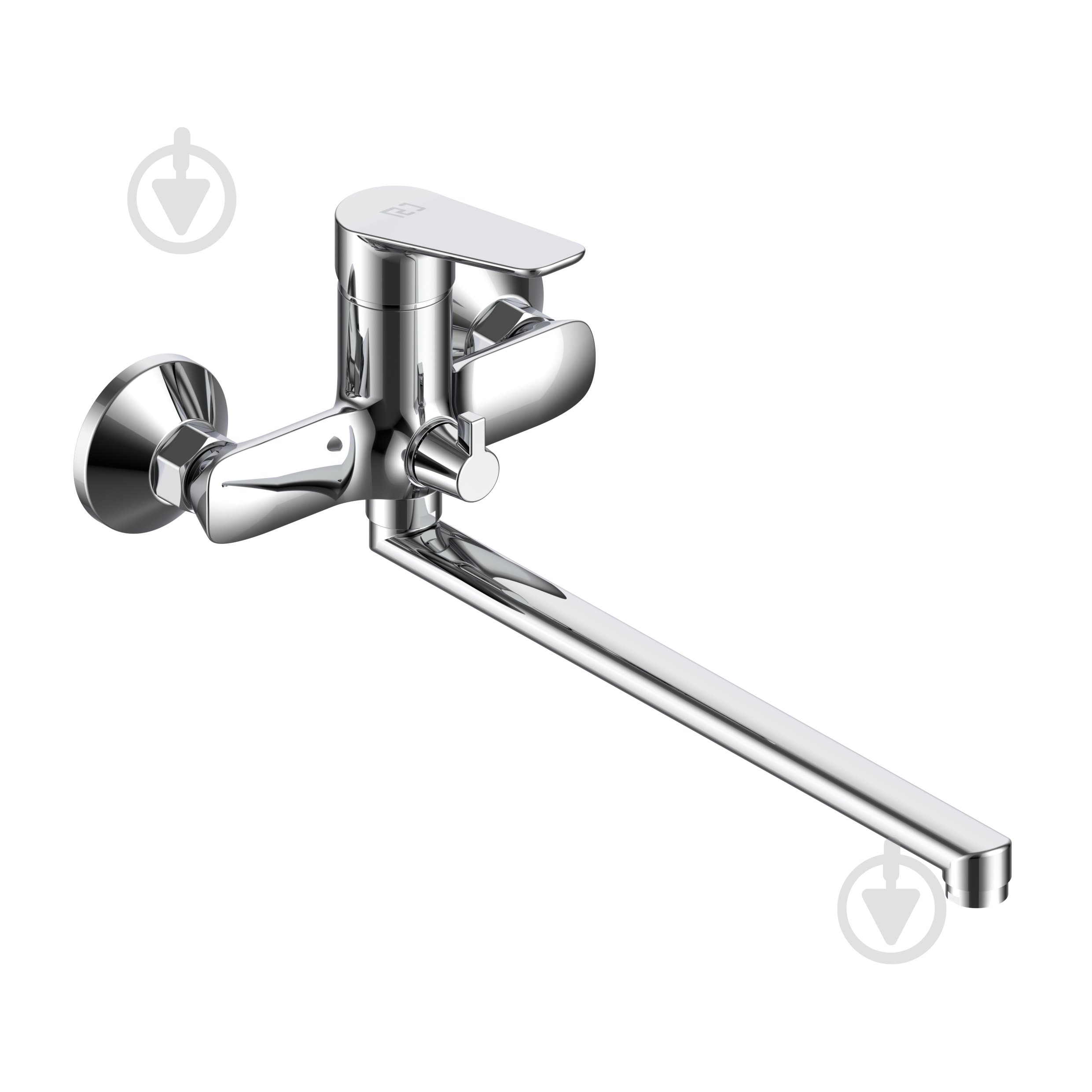 Смеситель для ванны/душа RJ LOLA L-вилив, хром - фото 2