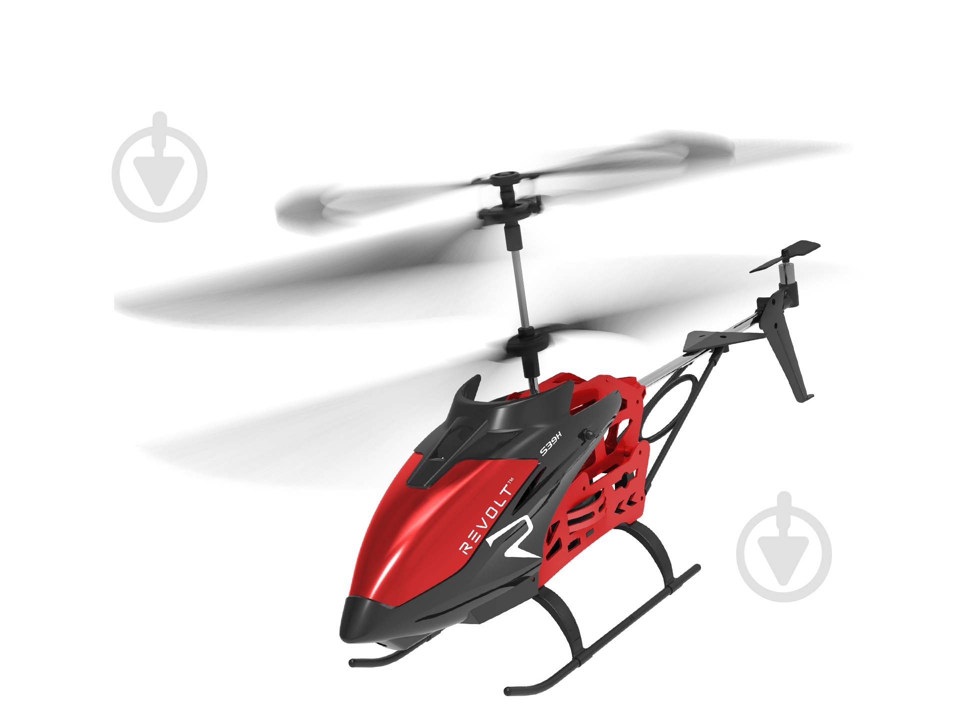 Вертолет на радиоуправлении Syma красный с черным S39H - фото 1