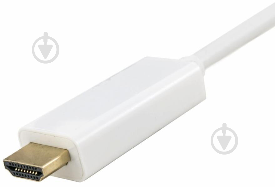 Кабель EXTRADIGITAL DisplayPort - HDMI 2.0, 30 AWG, Gold, PVC 2 м white (KBD1640) - фото 3 Кабель EXTRADIGITAL DisplayPort - HDMI 2.0, 30 AWG, Gold, PVC 2 м white (KBD1640) - фото 3