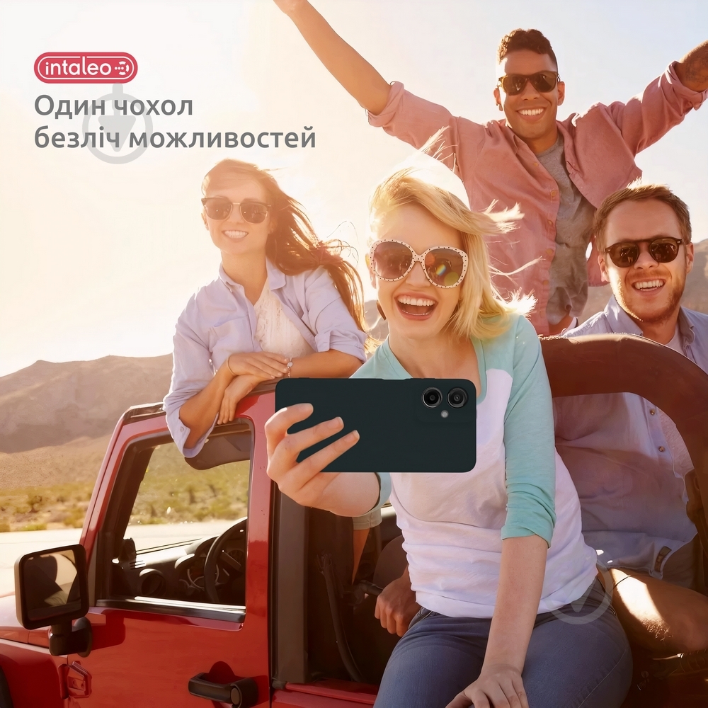 Чехол Intaleo SoftShell для Moto G55 темно-зеленый - фото 5