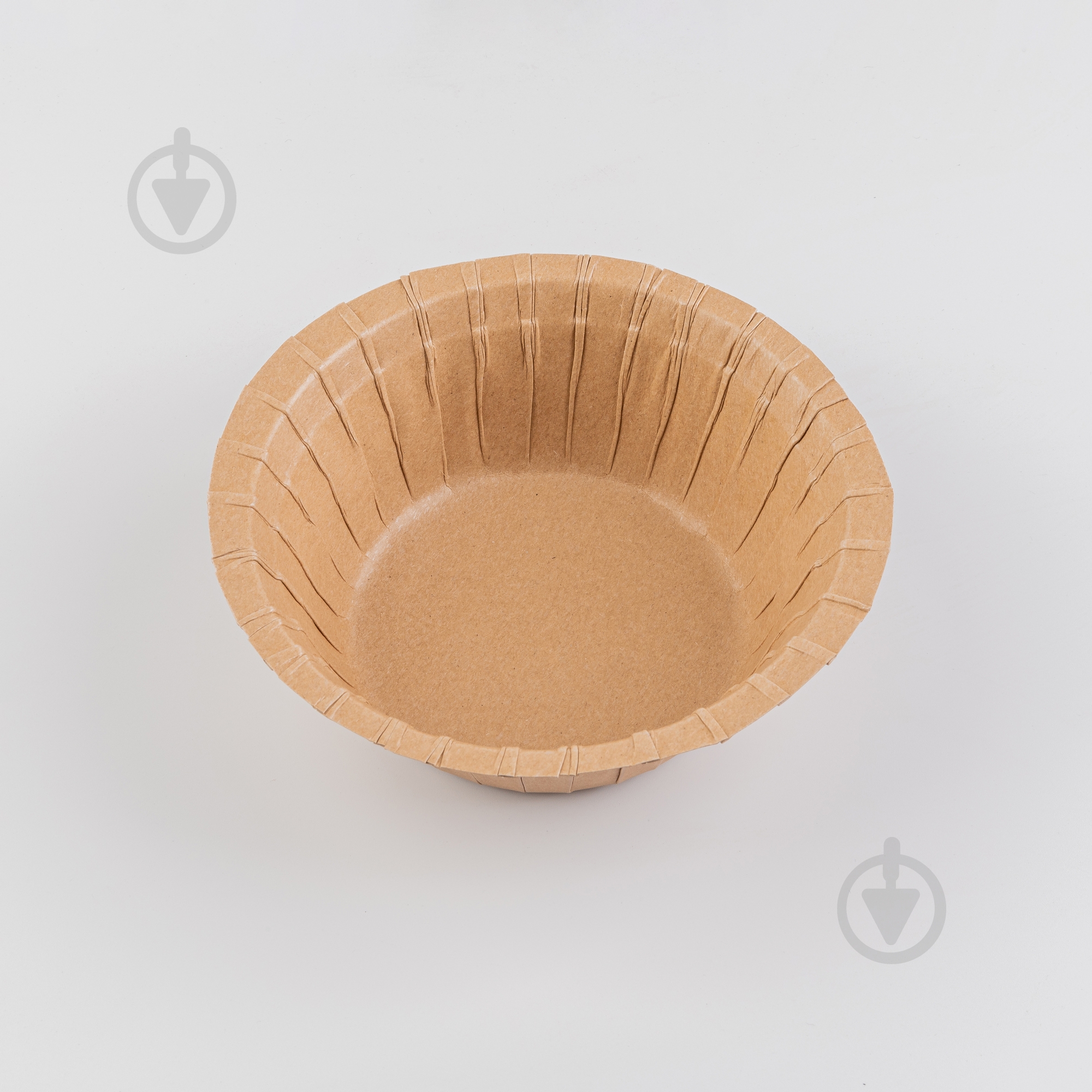 Тарелка картонная крафт 155x55 мм GOPACK 500 мл 6 шт. - фото 1