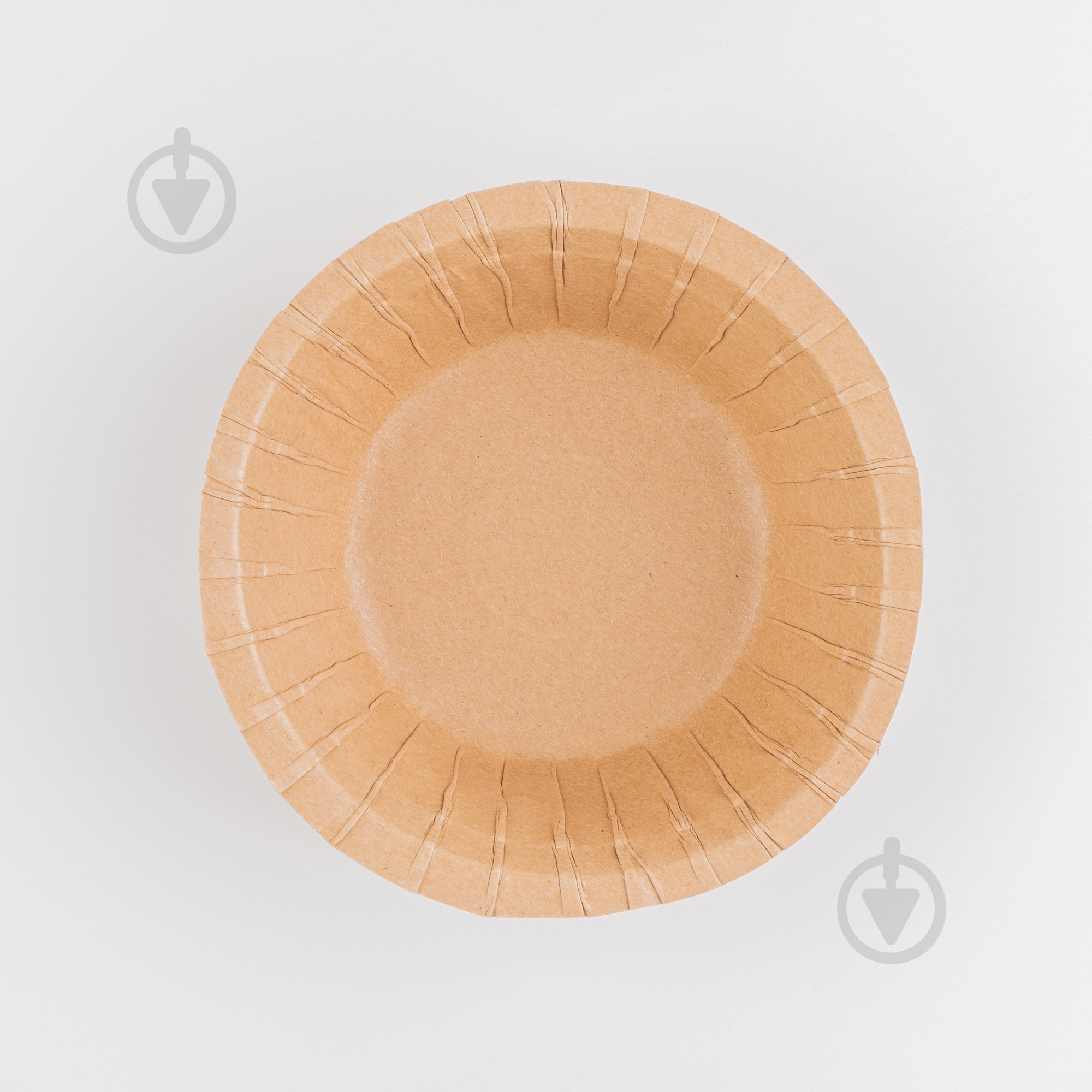 Тарелка картонная крафт 155x55 мм GOPACK 500 мл 6 шт. - фото 2