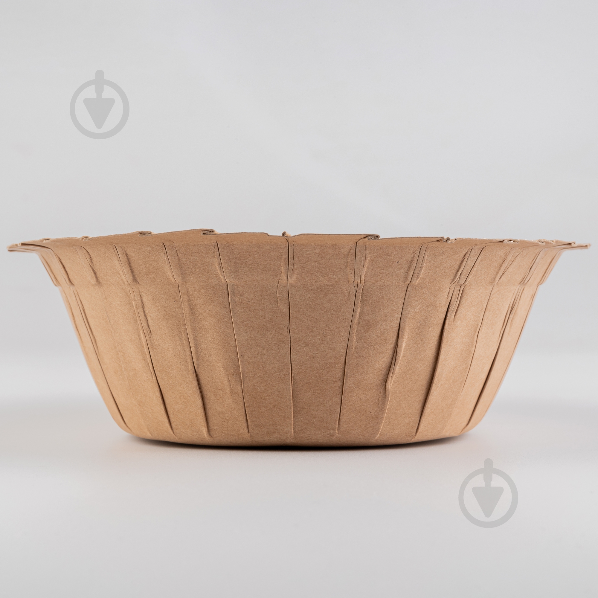 Тарелка картонная крафт 155x55 мм GOPACK 500 мл 6 шт. - фото 3