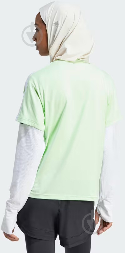 Футболка Adidas TR-ES 3S T IS4213 р.M зеленый - фото 2