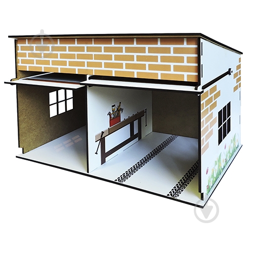 3D-конструктор Zбирайко Игрушечный гараж - фото 3