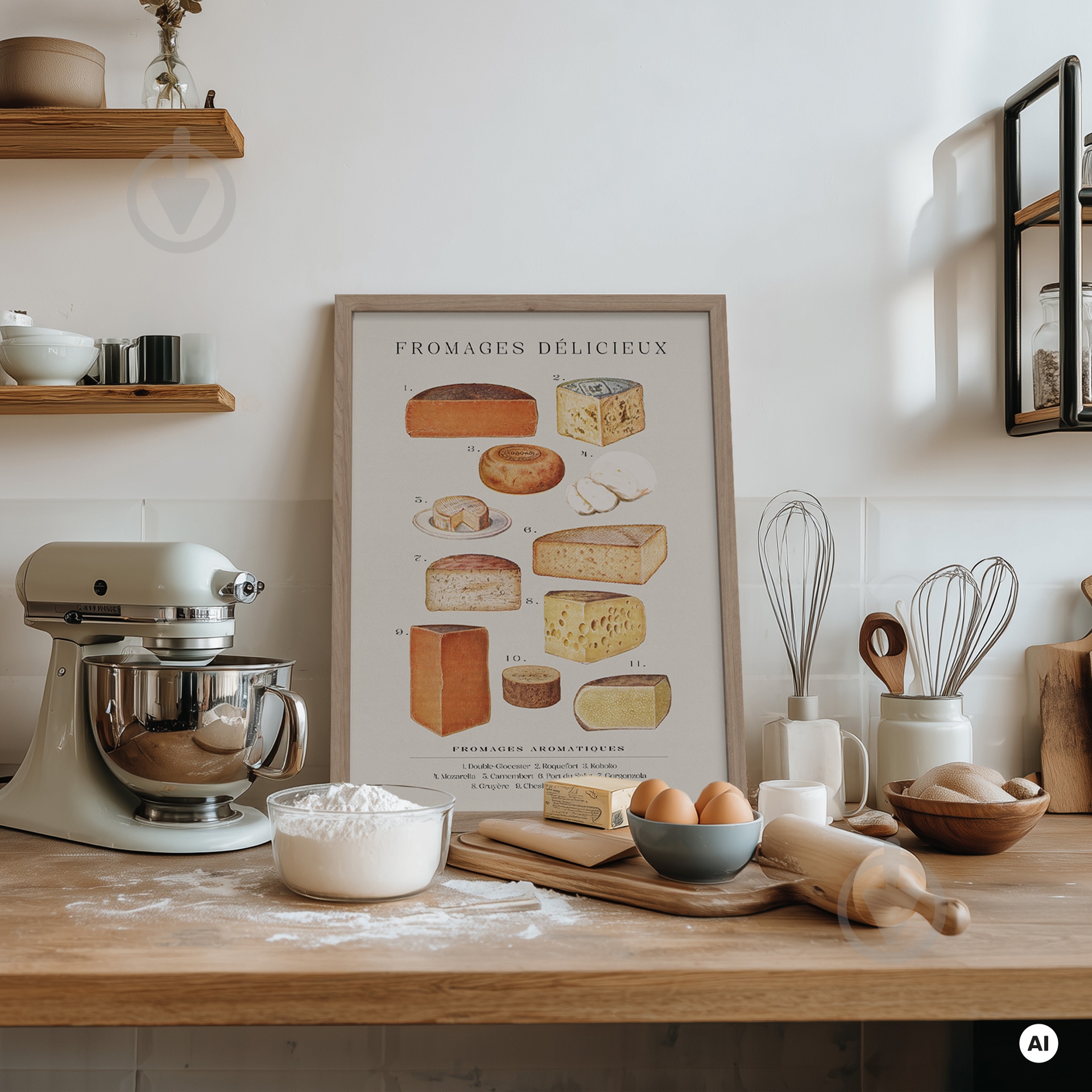 Картина Fromages 30x40 см Styler OB-22820 - фото 7 Картина Fromages 30x40 см Styler OB-22820 - фото 7