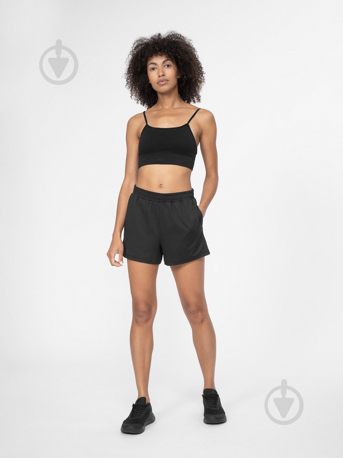 Шорты 4F SHORTS FNK F200 4FSS23TFSHF200-20S р. XL черный - фото 1