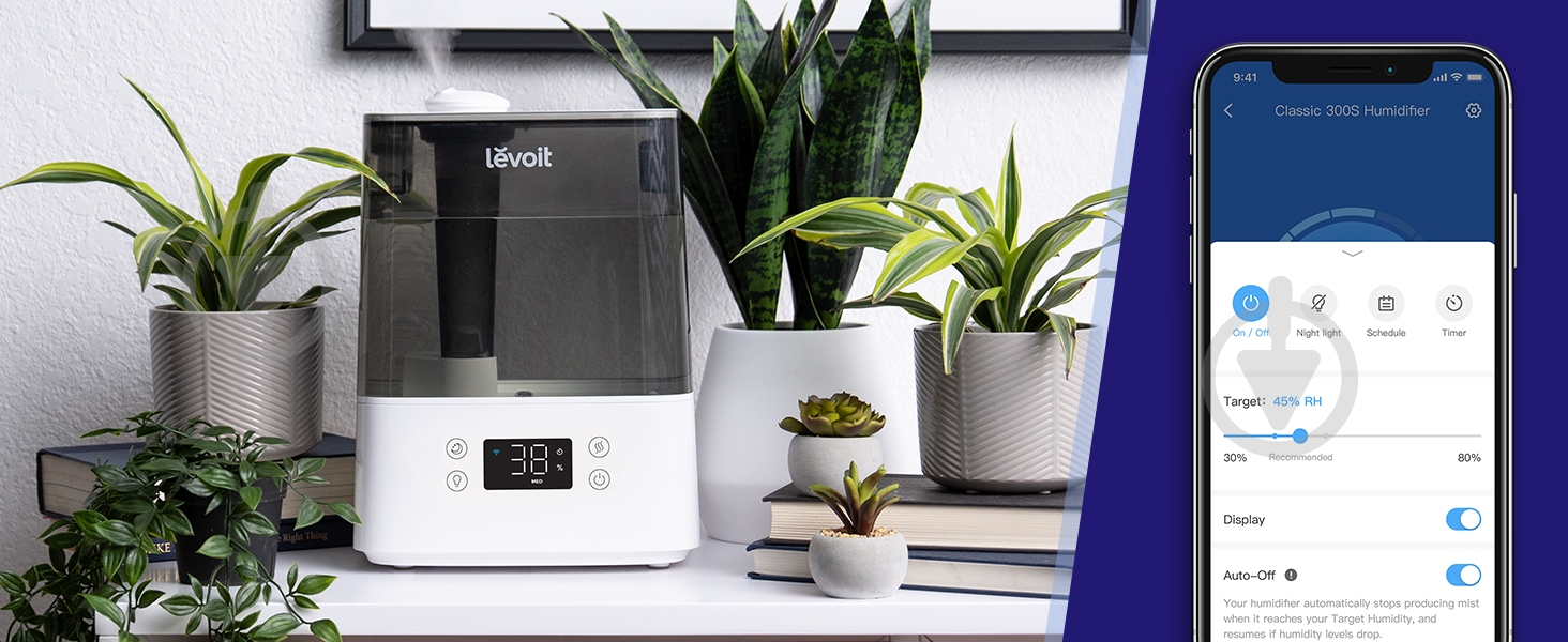 Увлажнитель воздуха Levoit Classic 300S - фото 4 Увлажнитель воздуха Levoit Classic 300S - фото 4