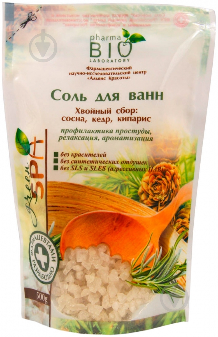 Соль Pharma Bio Laboratory Хвойный сбор 500 мл - фото 1 Соль Pharma Bio Laboratory Хвойный сбор 500 мл - фото 1