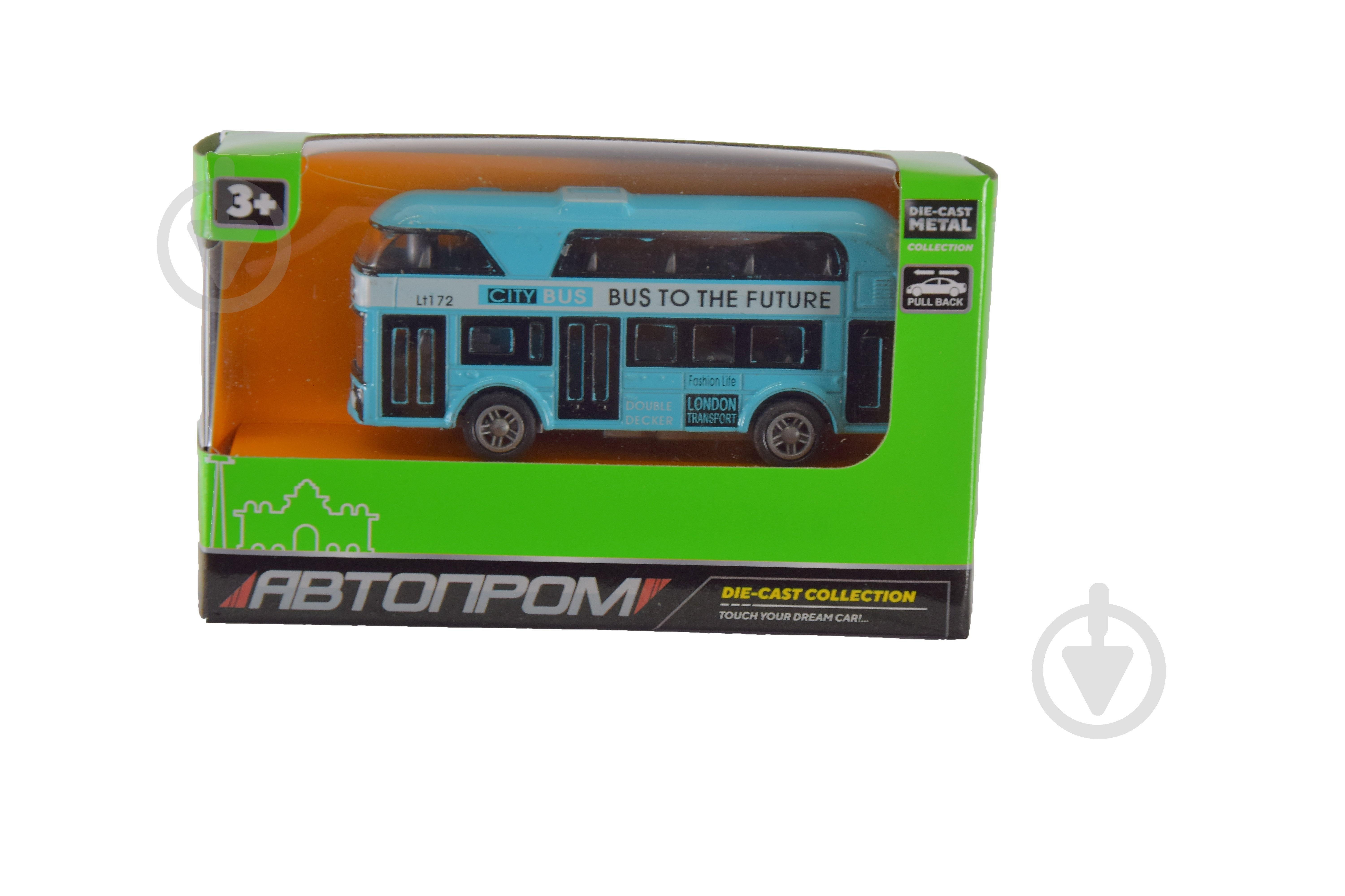 Автобус Автопром 1:43 AP7438 - фото 7 Автобус Автопром 1:43 AP7438 - фото 7