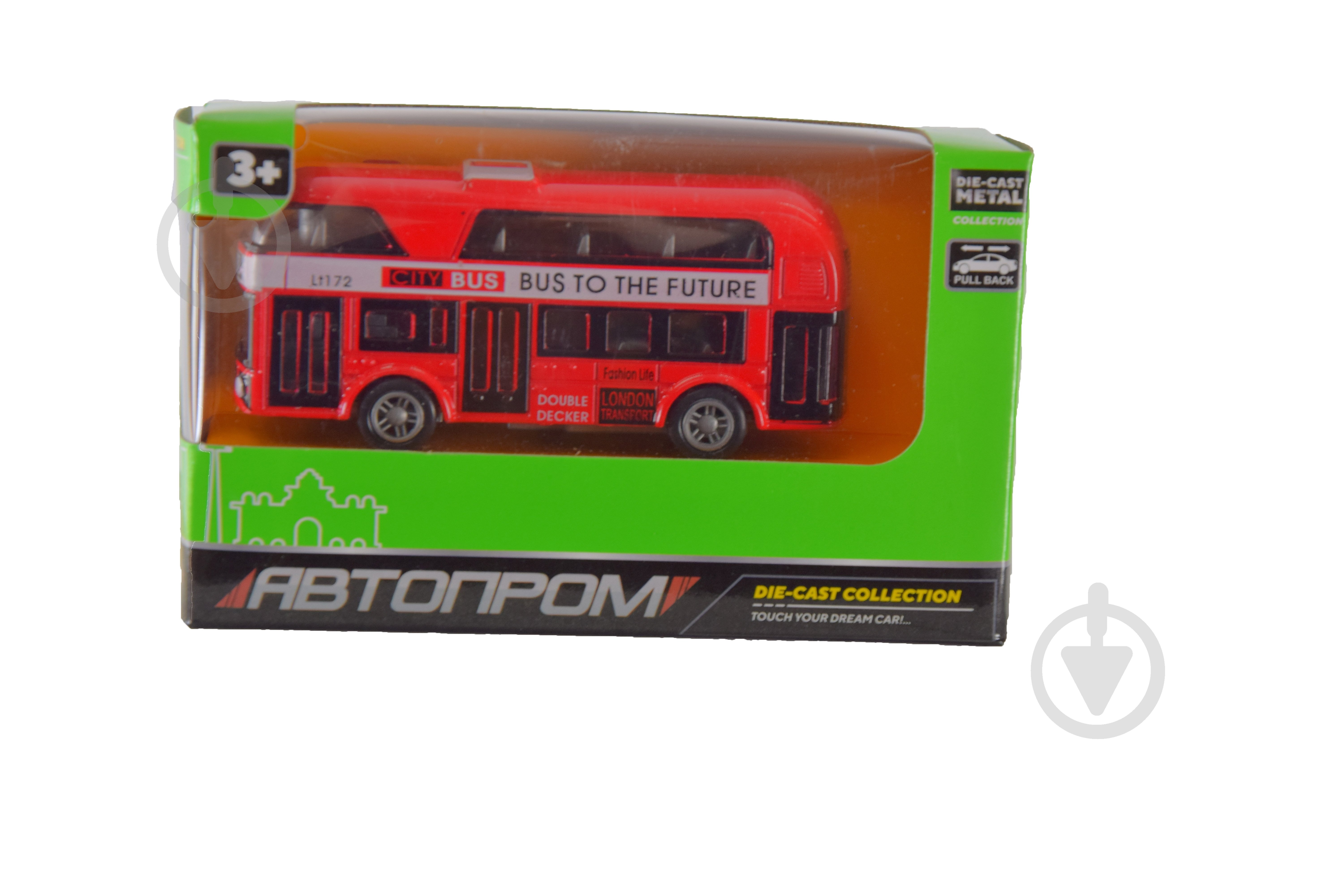 Автобус Автопром 1:43 AP7438 - фото 8 Автобус Автопром 1:43 AP7438 - фото 8