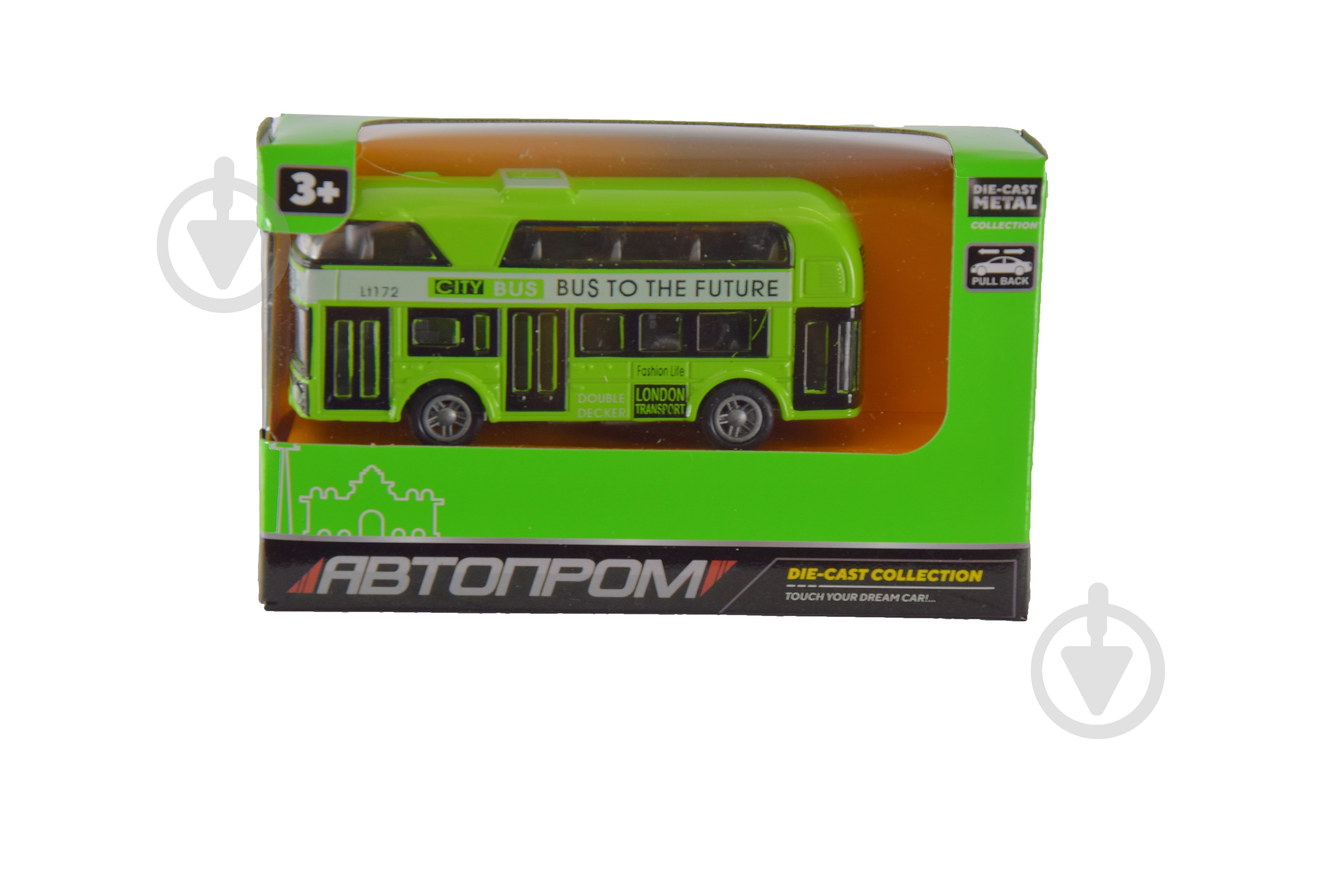 Автобус Автопром 1:43 AP7438 - фото 5 Автобус Автопром 1:43 AP7438 - фото 5