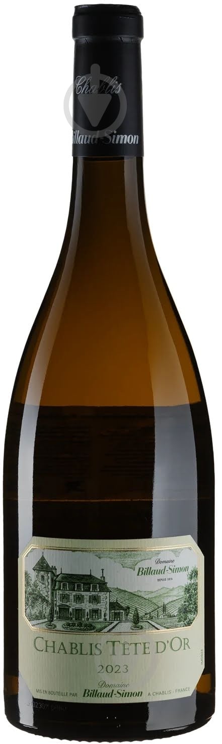 Вино Billaud-Simon Chablis Tete d'Or 2023 0,75 л - фото 1 Вино Billaud-Simon Chablis Tete d'Or 2023 0,75 л - фото 1