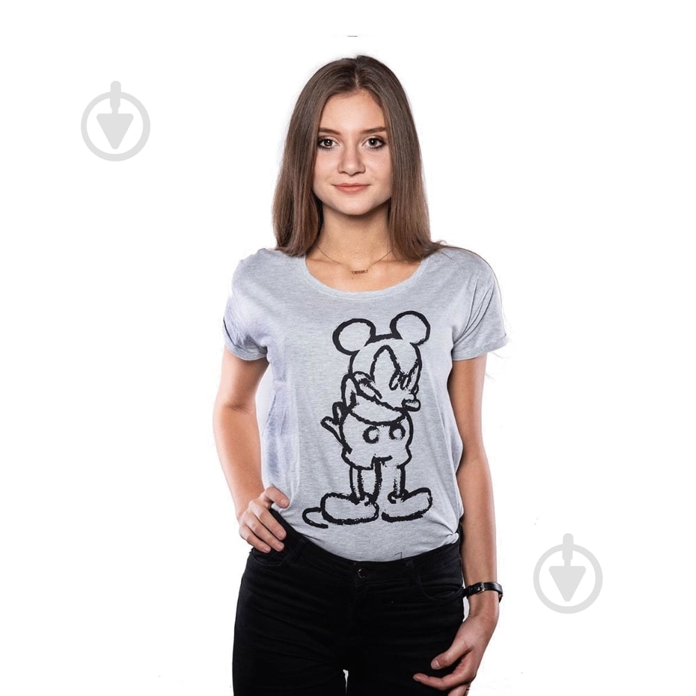 Футболка для дівчаток Disney Міккі злиться р.158-164 сірий 5908305224877 - фото 1 Футболка для дівчаток Disney Міккі злиться р.158-164 сірий 5908305224877 - фото 1