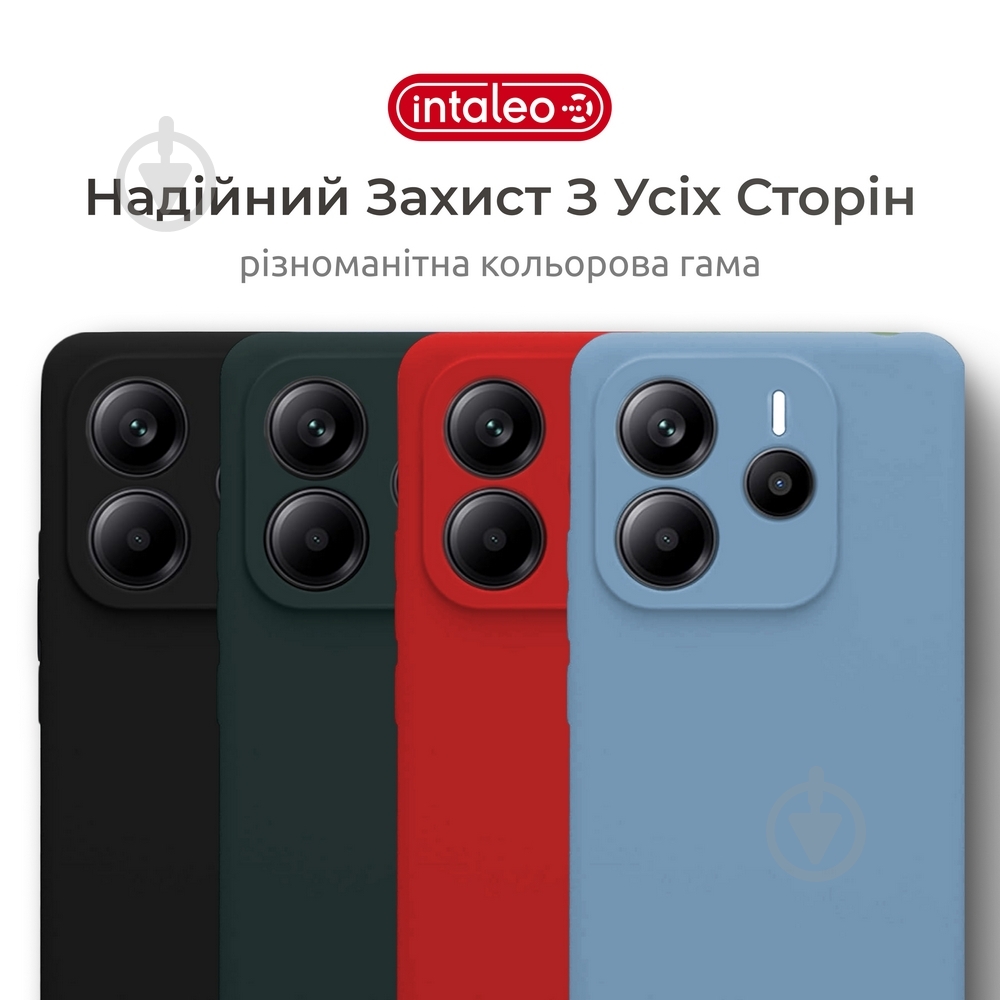 Чохол Intaleo SoftShell блакитний для Xiaomi Redmi Note 14S 4G - фото 2
