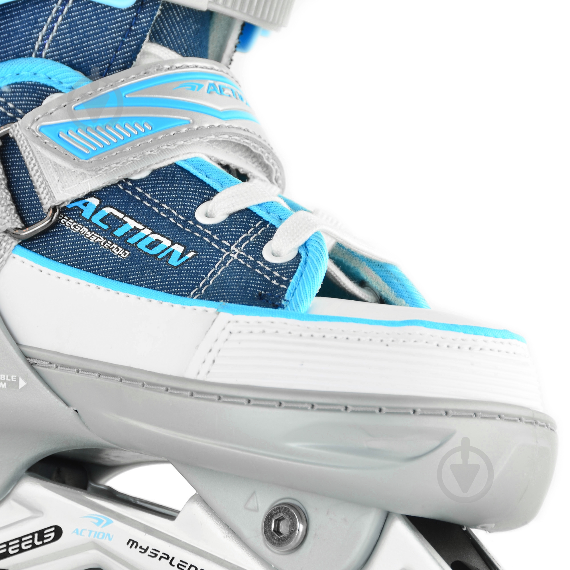 Роликовые коньки Action KIRE р. 29-32 синий - фото 12