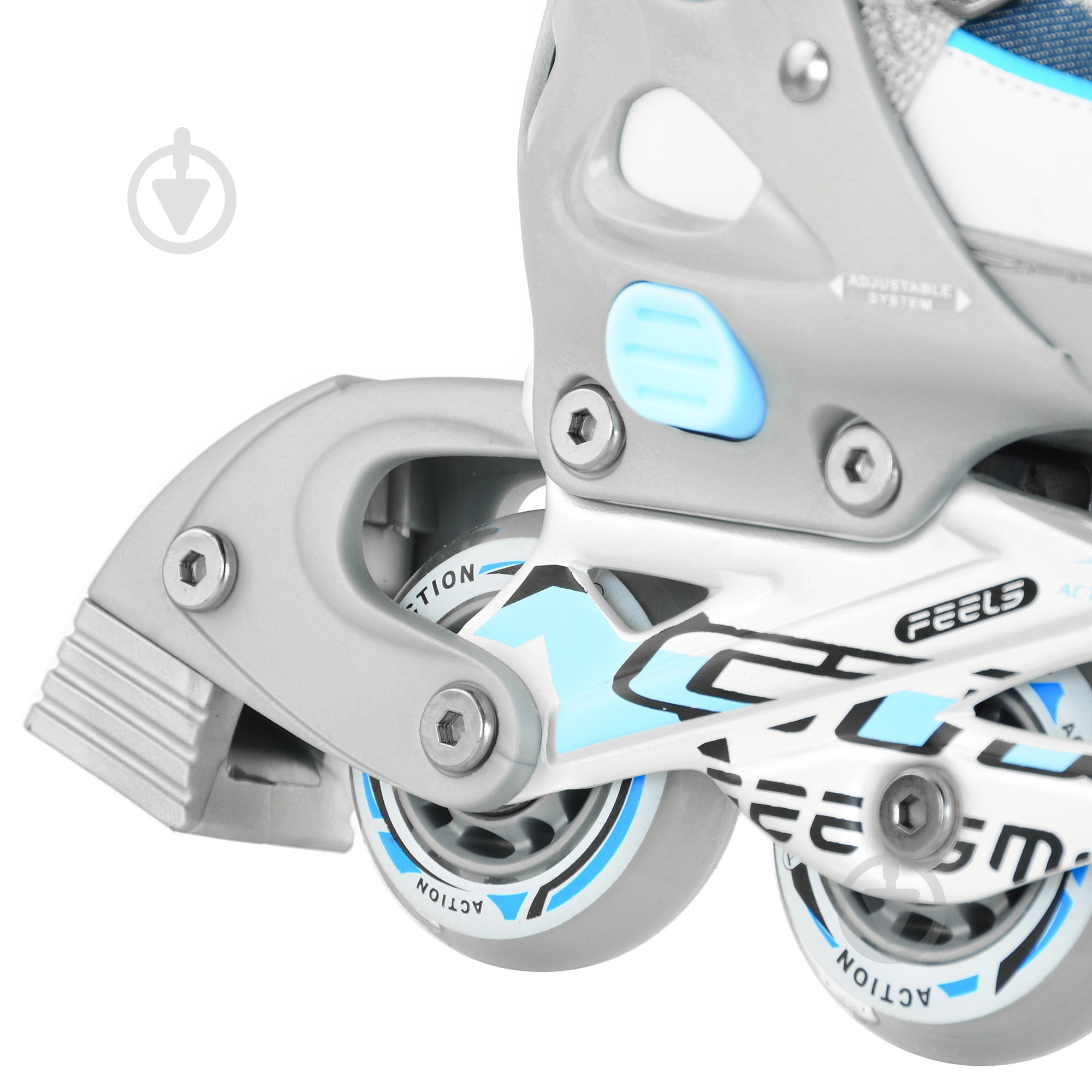 Роликовые коньки Action KIRE р. 29-32 синий - фото 11