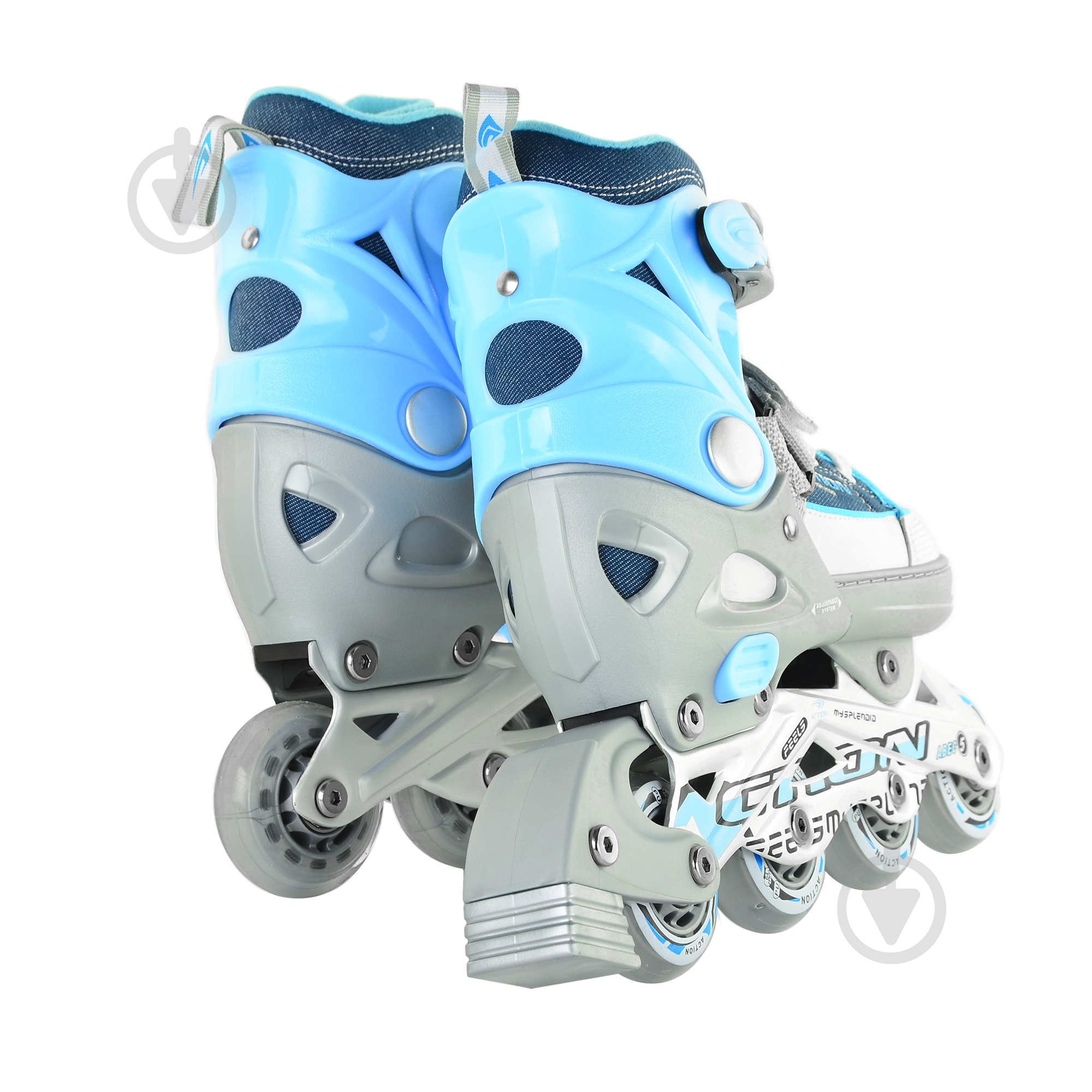 Роликовые коньки Action KIRE р. 29-32 синий - фото 5